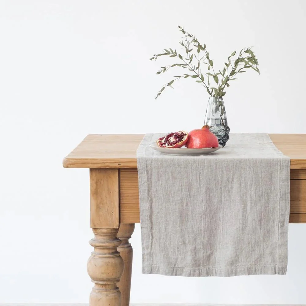 Natural Linen Table Runner