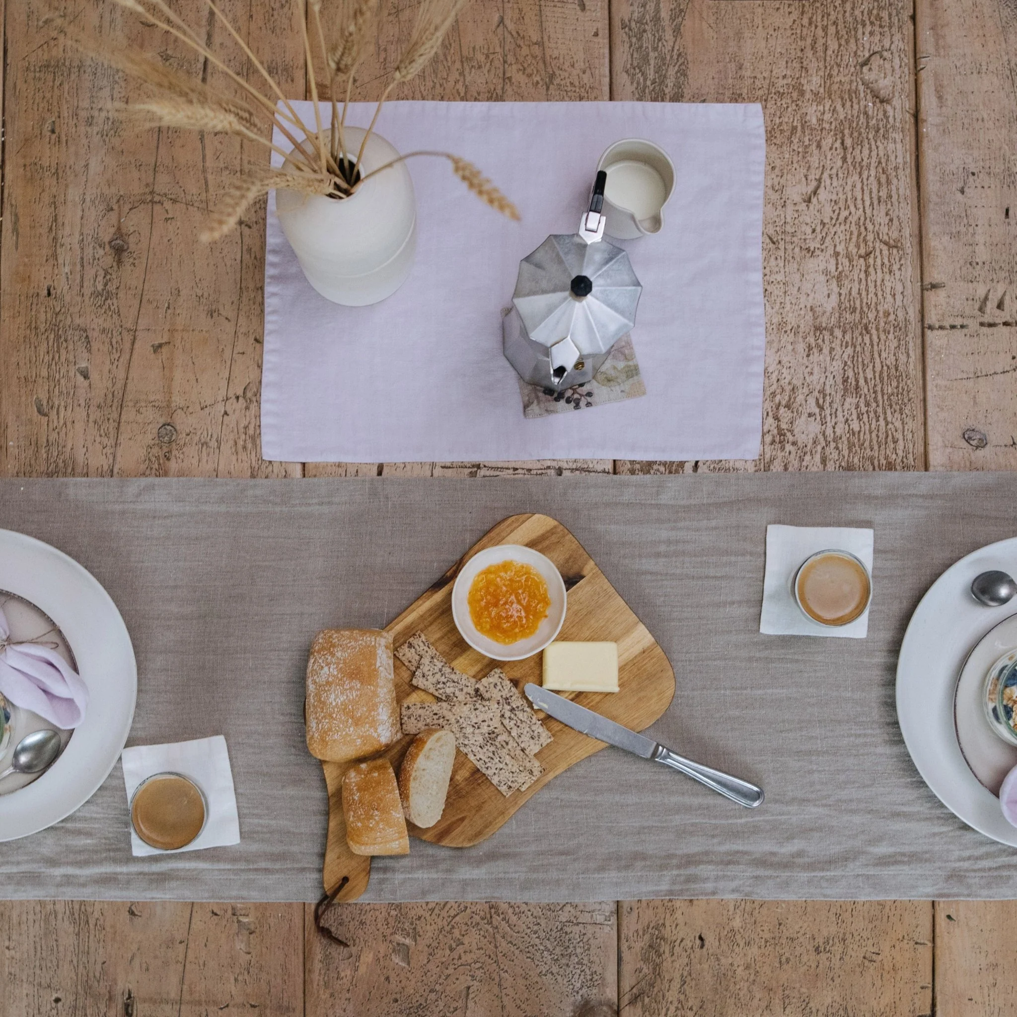 Natural Linen Table Runner - Image 4