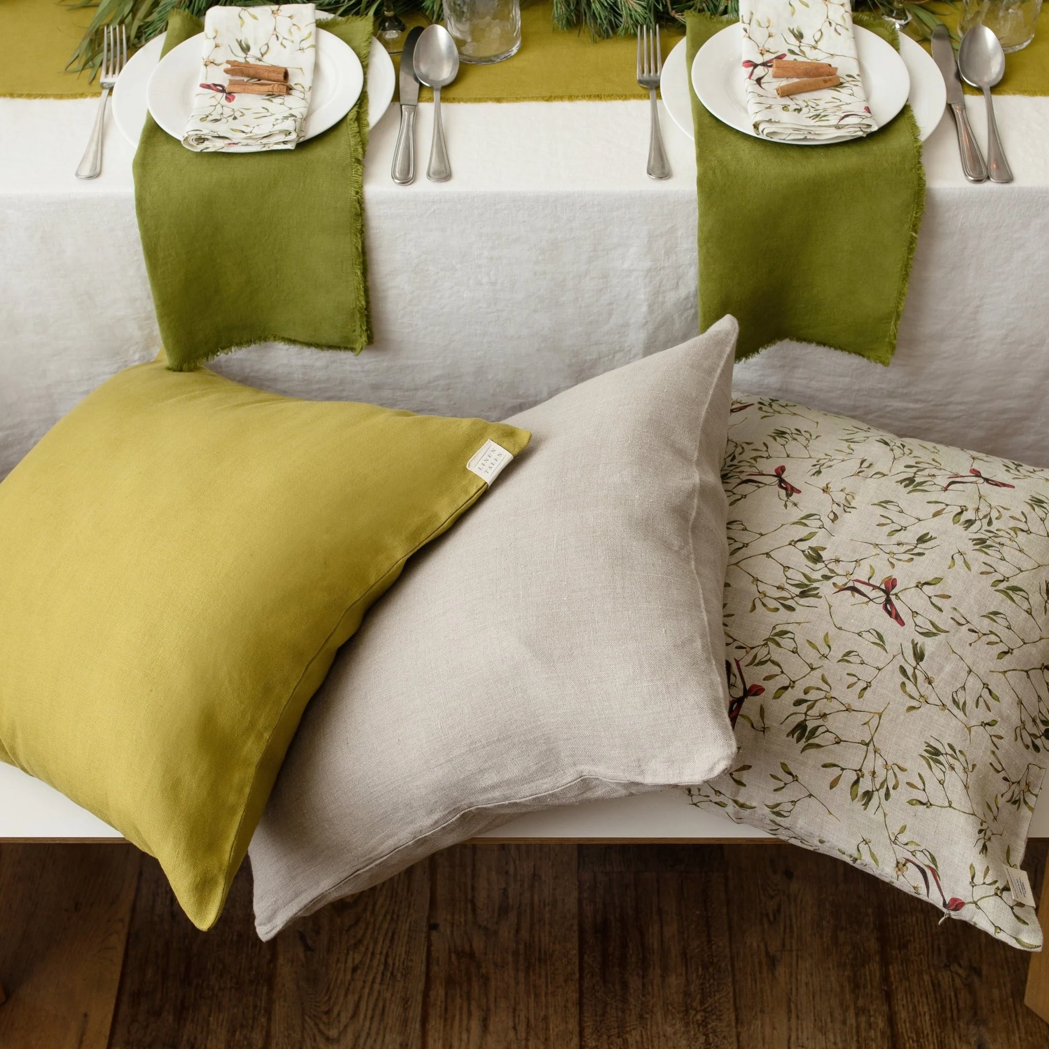 Natural Linen Cushion Cover - Image 3