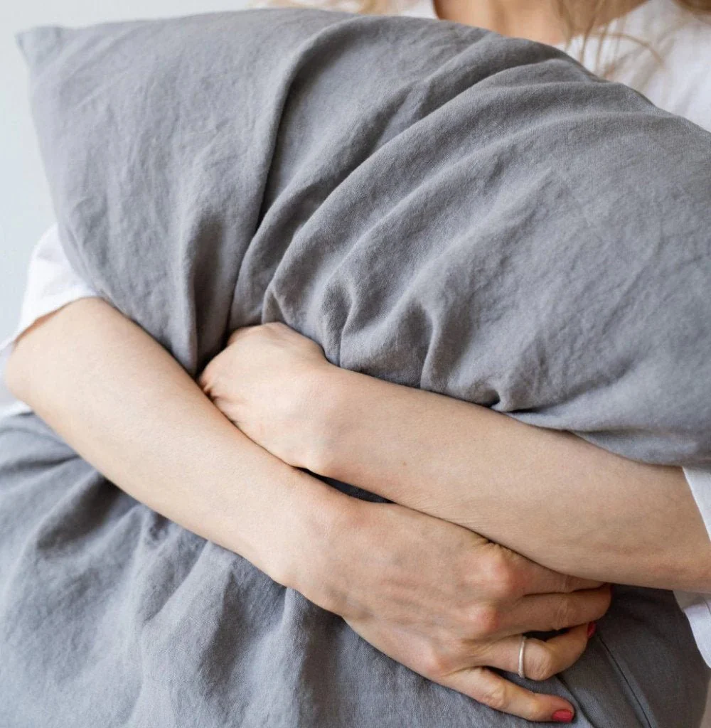 Ash Linen Pillowcase - Image 4