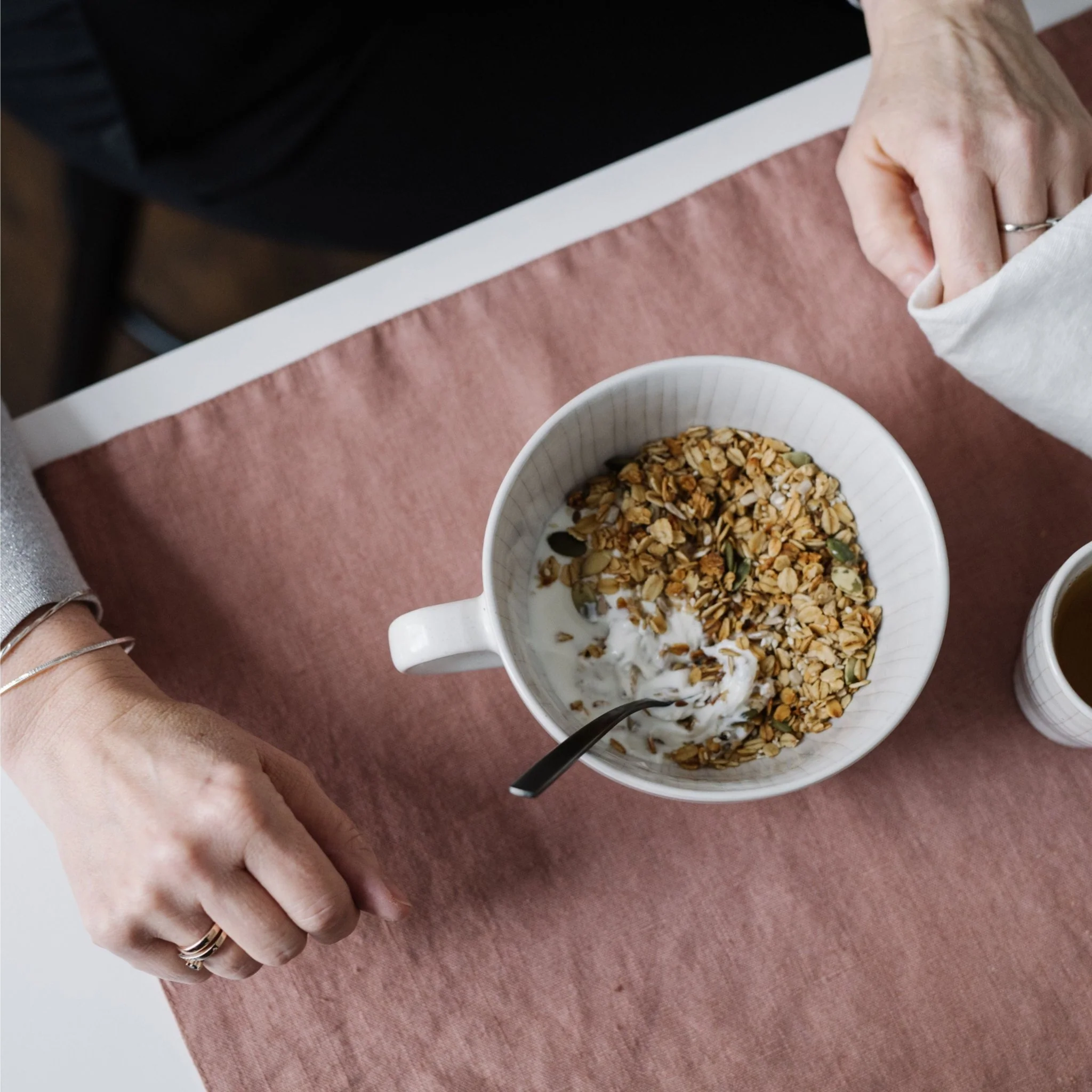 Cafe Creme Linen Placemat - Image 3