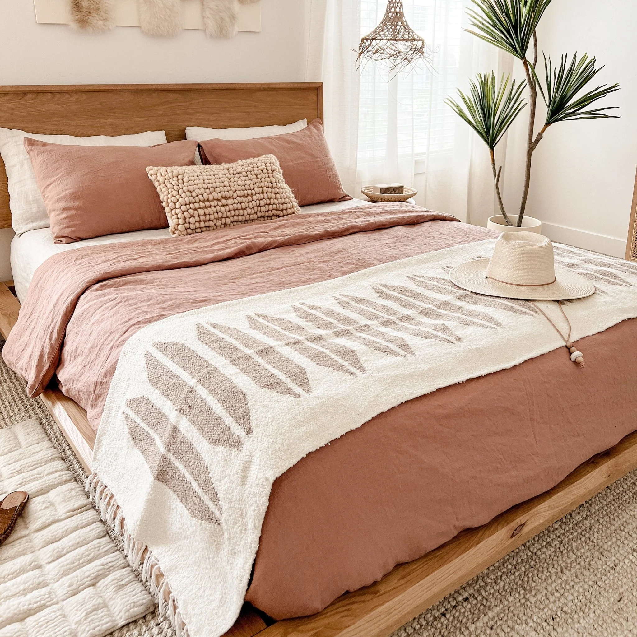 Cafe Creme Linen Duvet Cover Set - Image 3