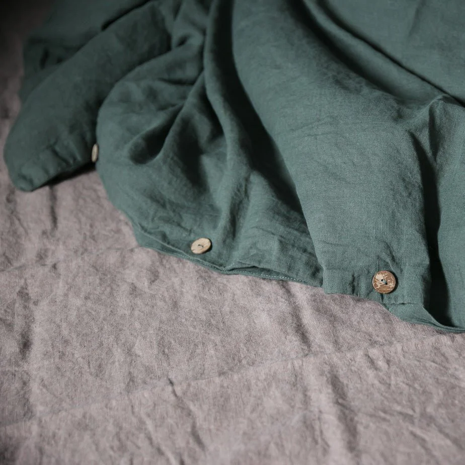 Ashes of Roses Linen Flat Sheet - Image 2