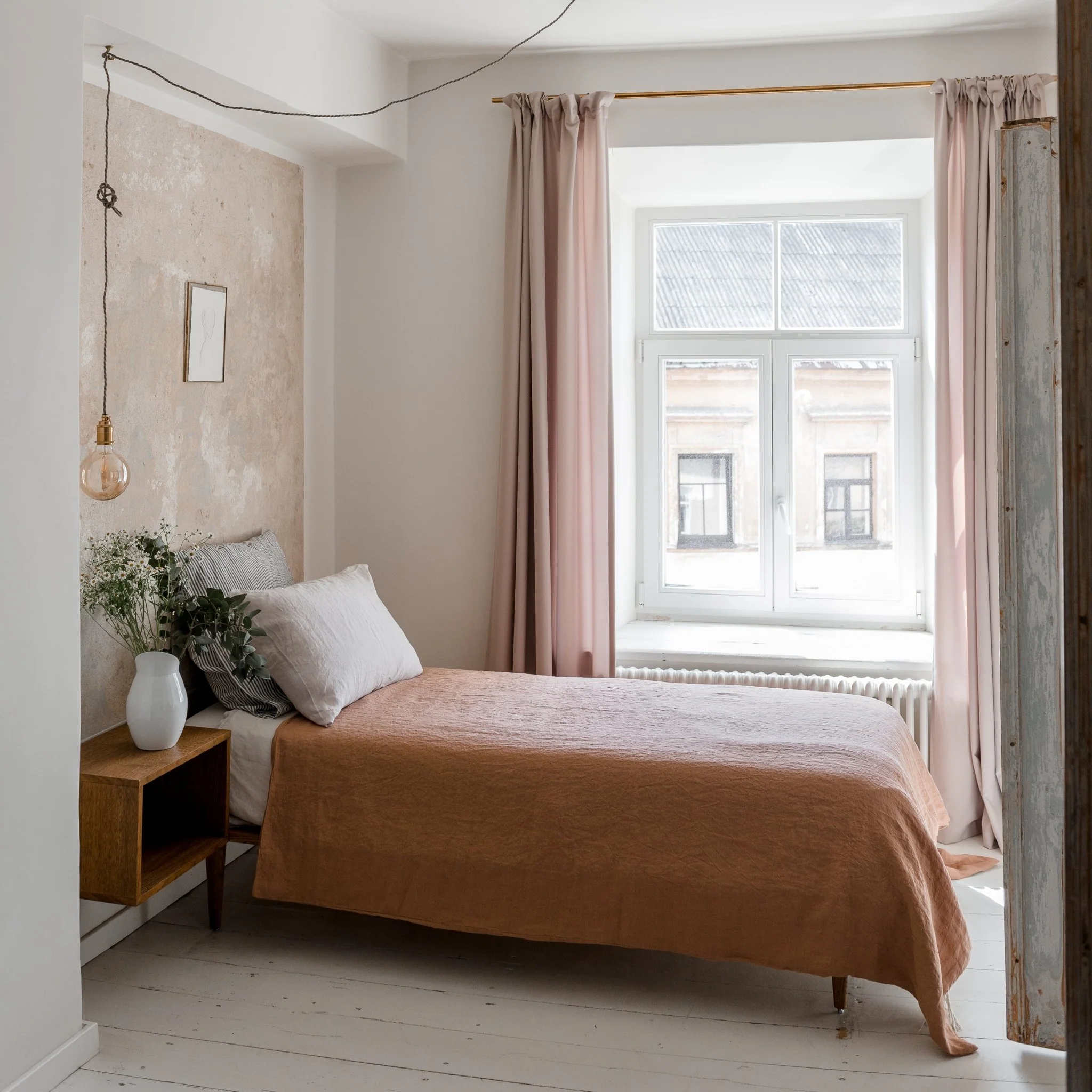 Cafe Creme Linen Duvet Cover - Image 3