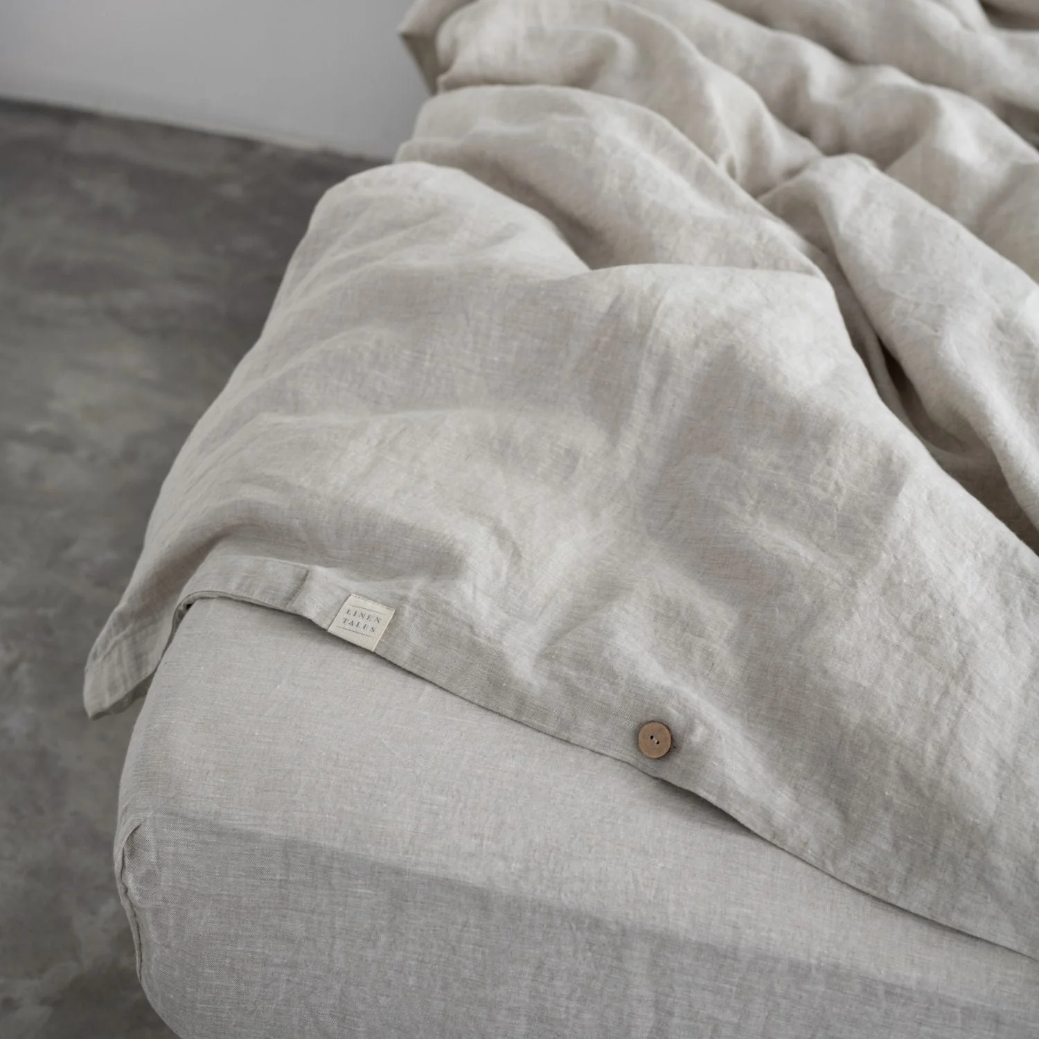 Melange Linen Duvet Cover - Image 4