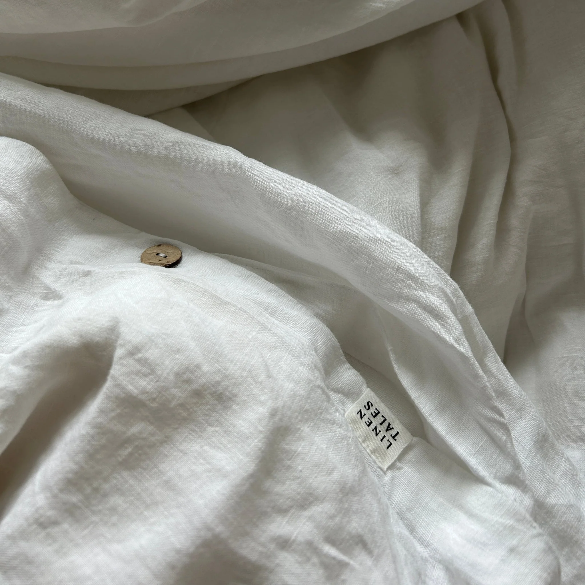 White Linen Duvet Cover - Image 4