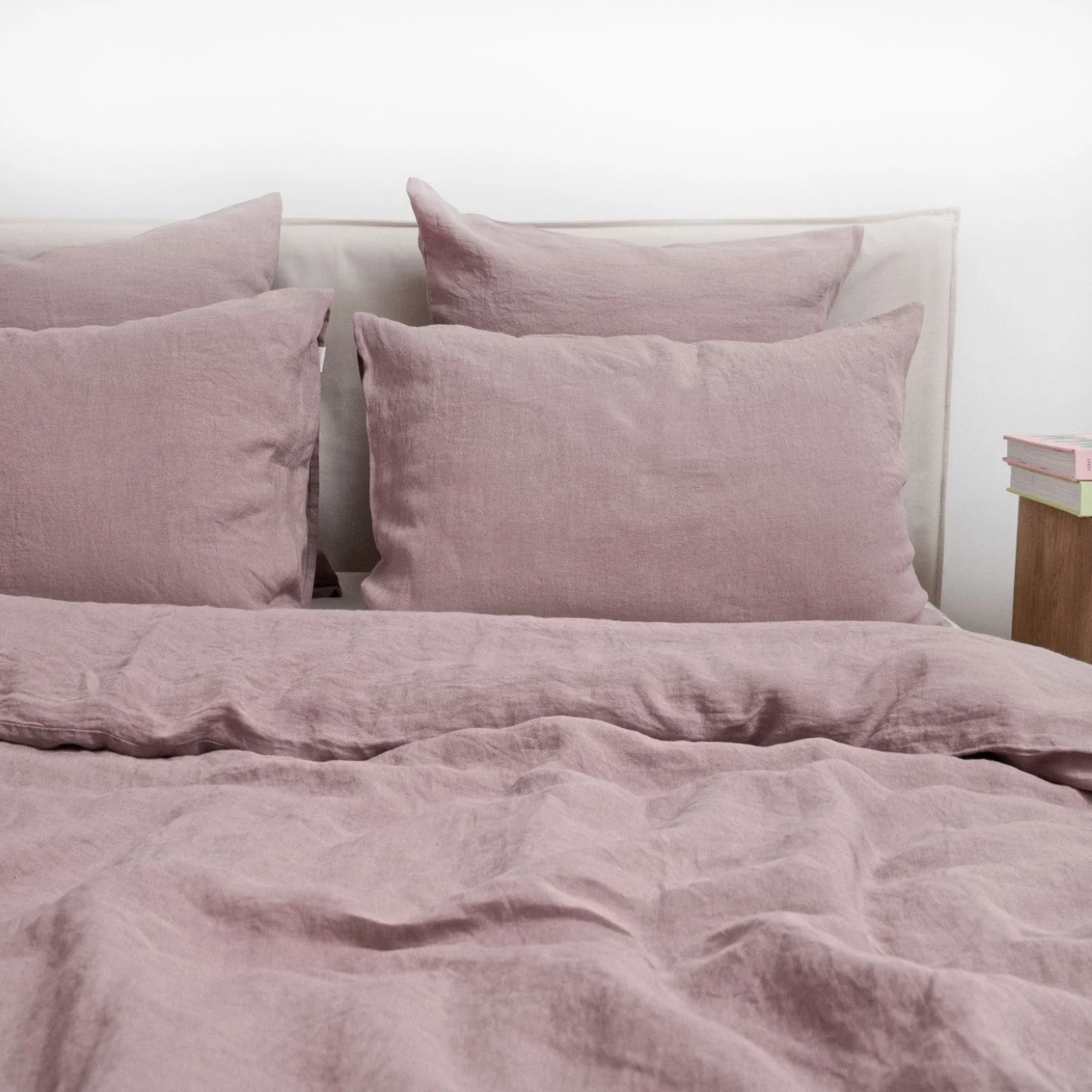 Ashes of Roses Linen Duvet Cover Set - Image 5