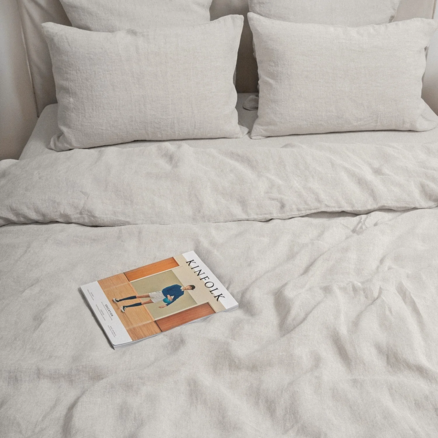 Melange Linen Duvet Cover Set - Image 4