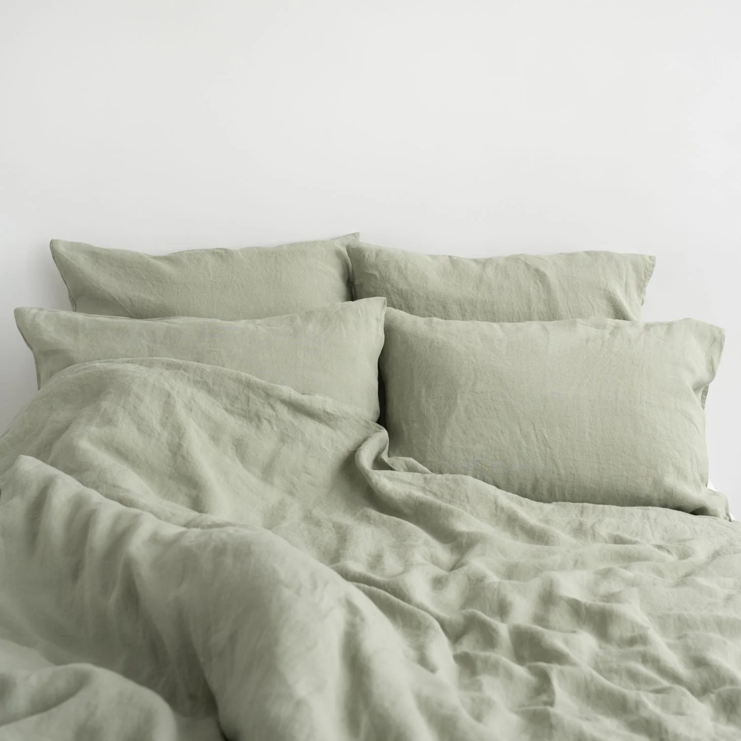 Sage Linen Duvet Cover Set - Image 3