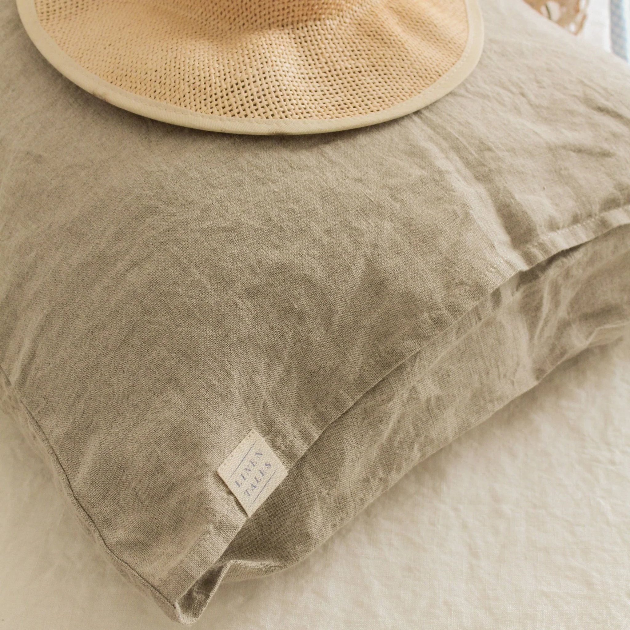 Natural Linen Pillowcase - Image 3