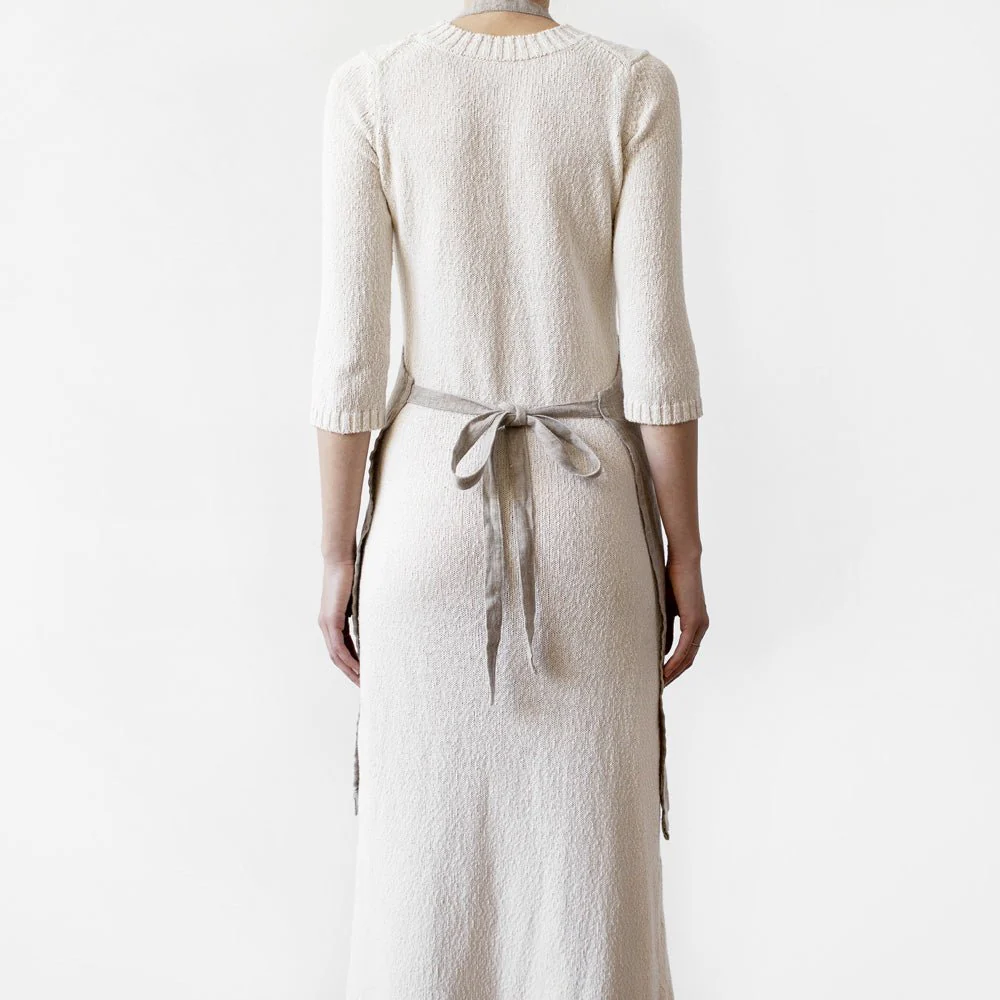 Natural Linen Daily Apron - Image 3