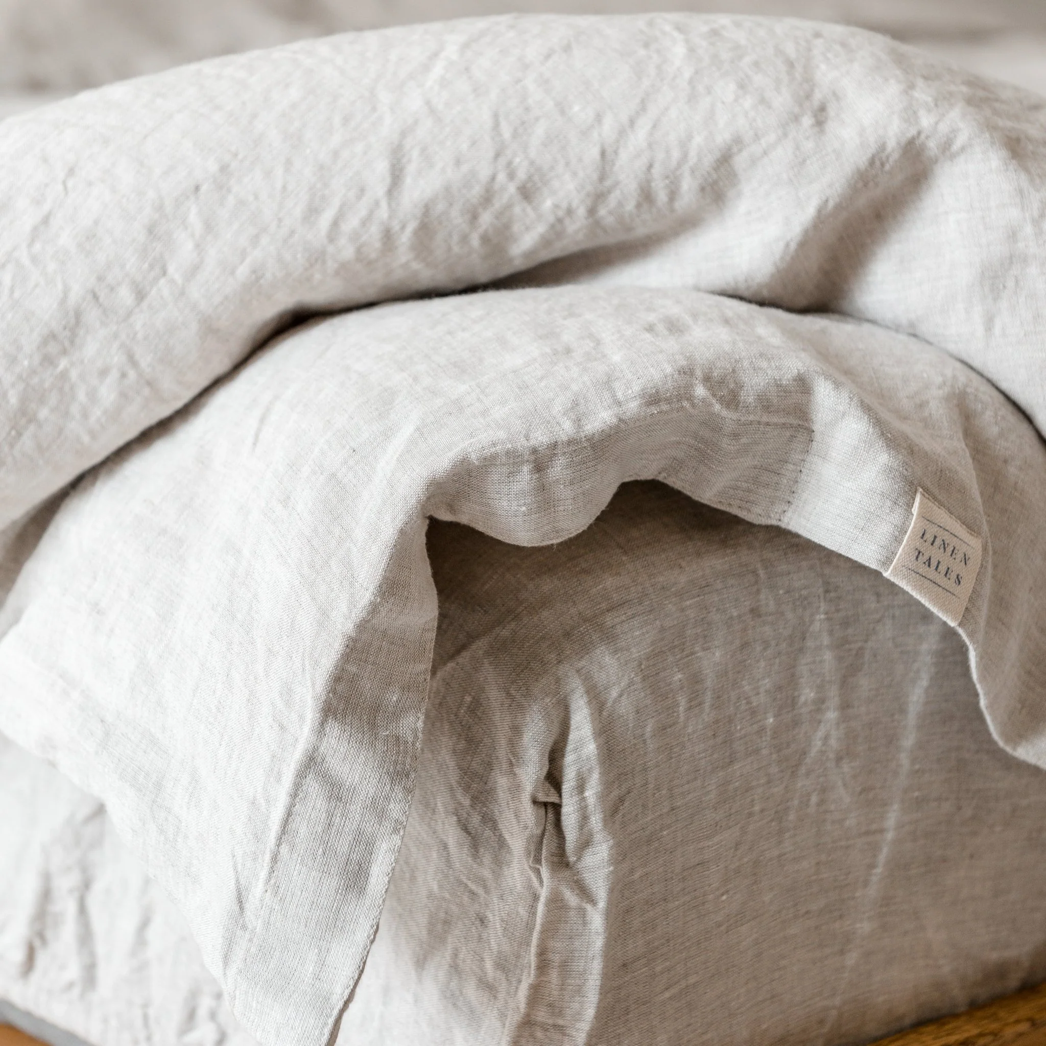 Melange Linen Flat Sheet - Image 4