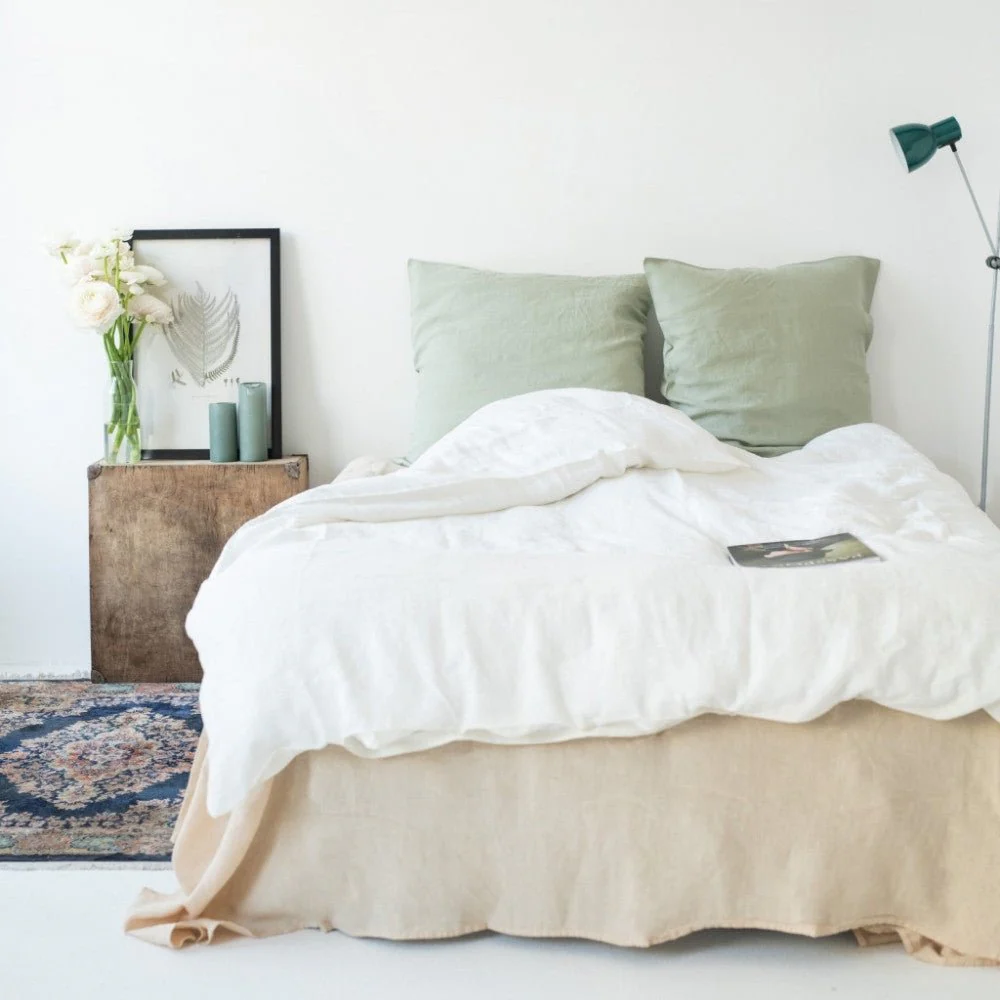 Sage Linen Pillowcase - Image 3