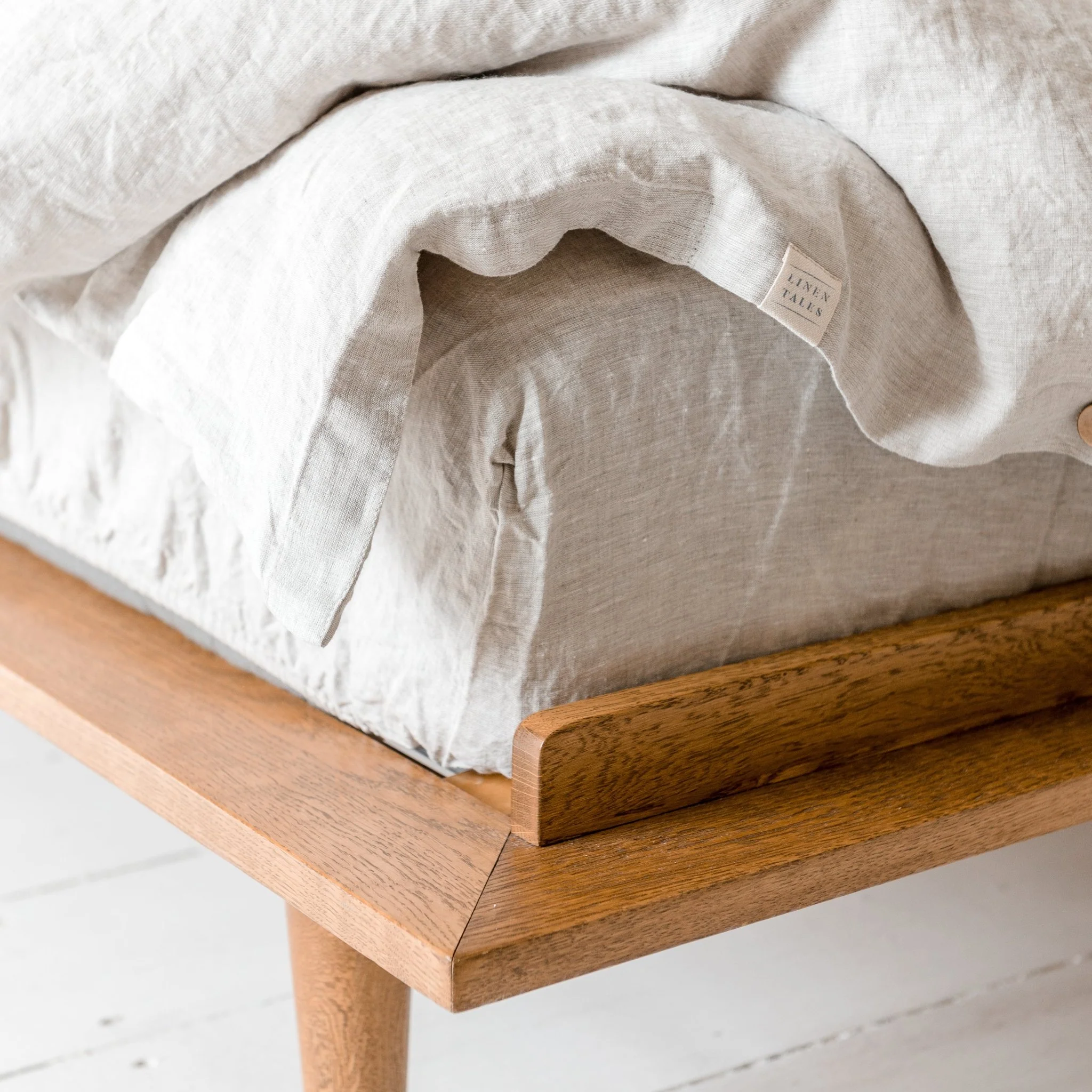 Melange Linen Fitted Sheet - Image 4