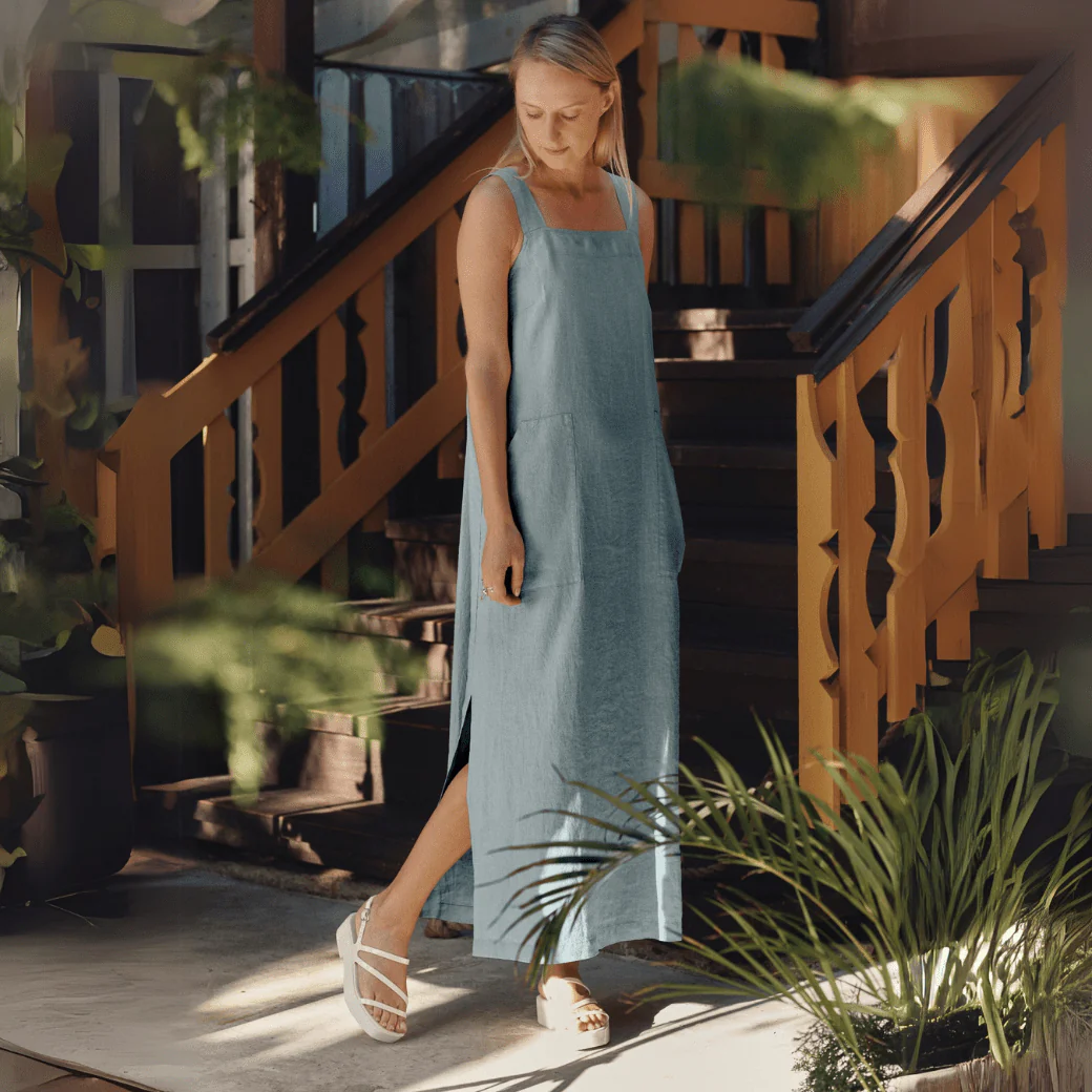 Allure Linen Fugue Dress