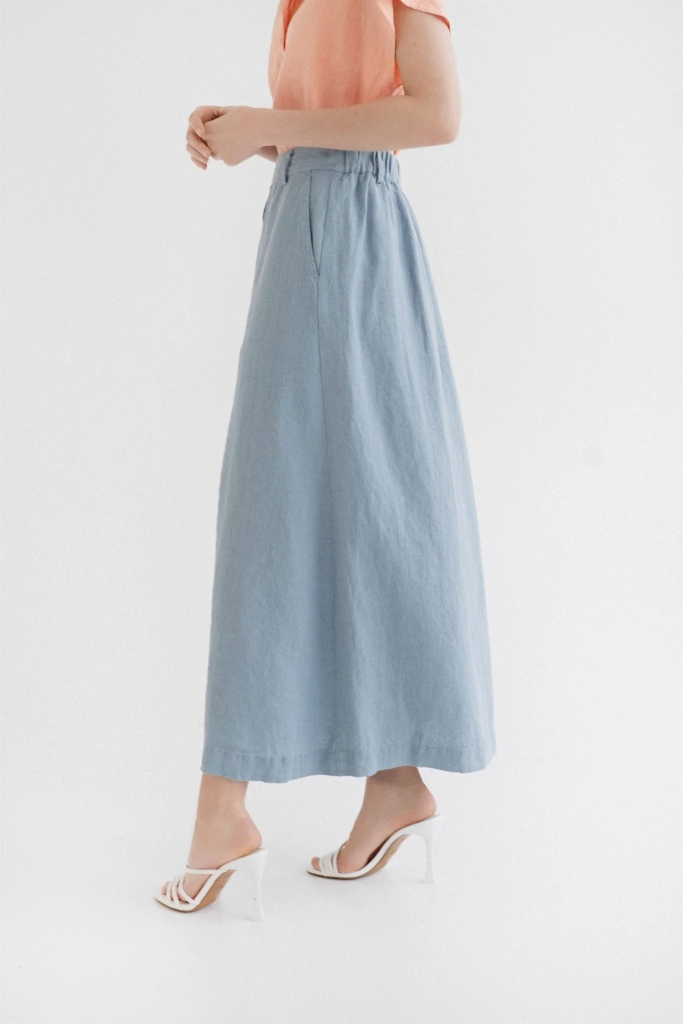 Allure Linen Gardenia Skirt - Image 3