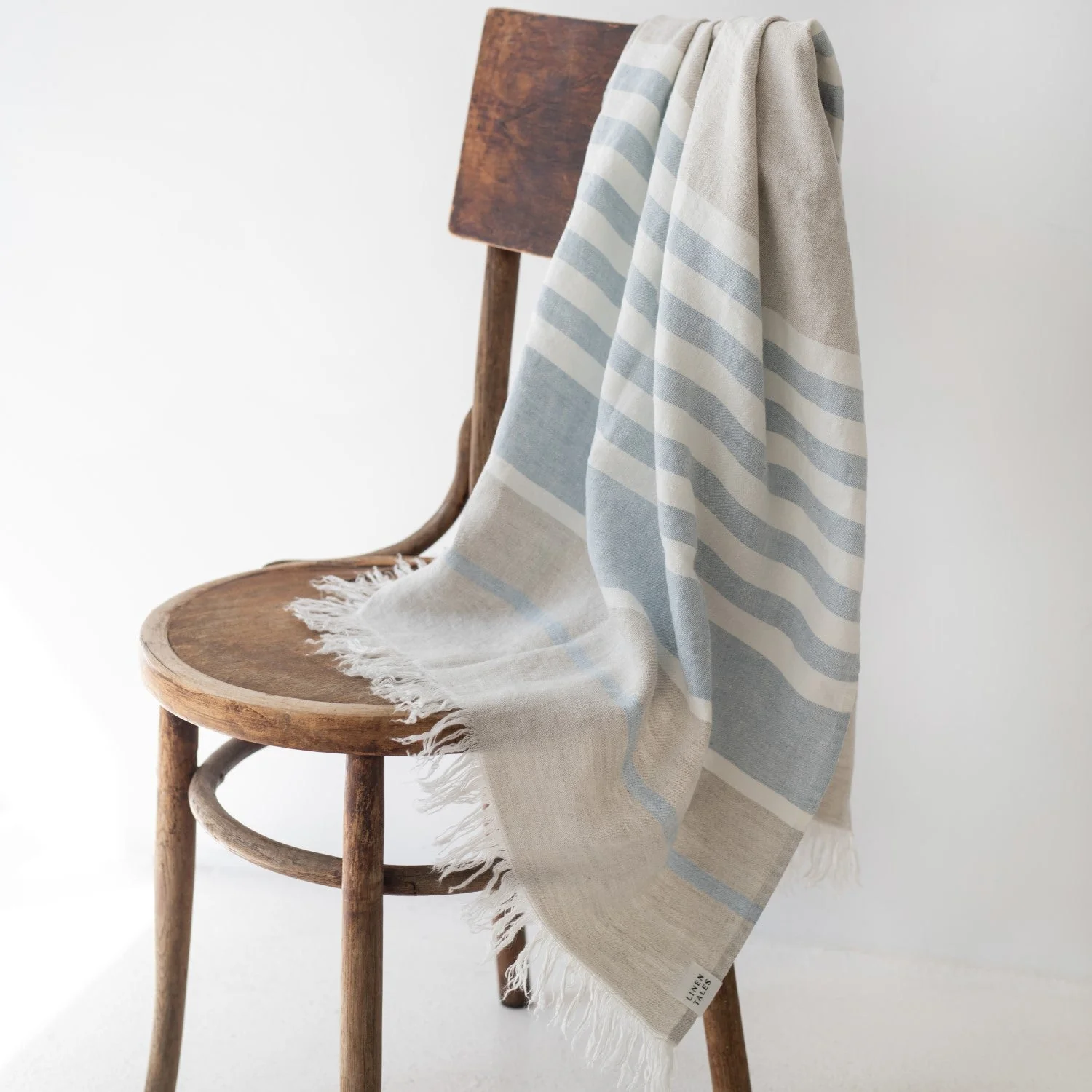 Allure Stripe Linen Beach Towel - Image 2