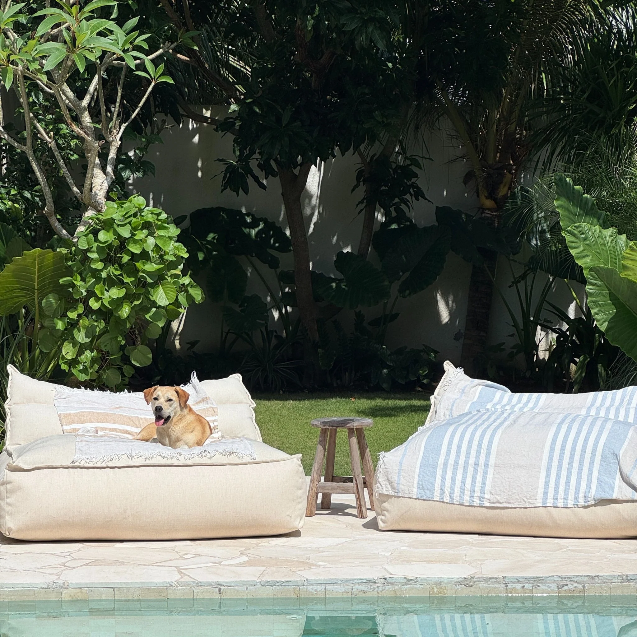 Allure Stripe Linen Blanket - Image 7