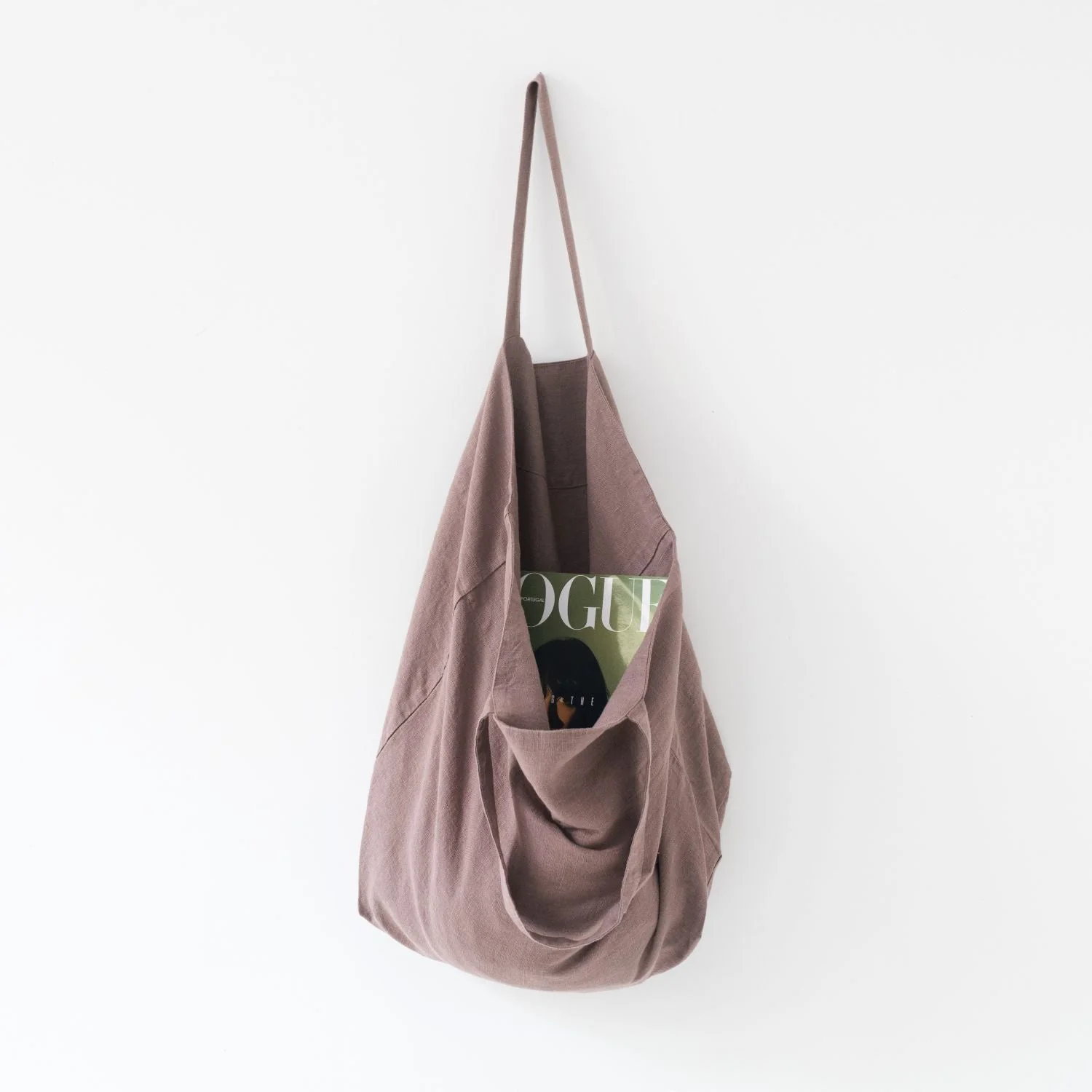 Ashes of Roses Linen Big Bag - Image 2