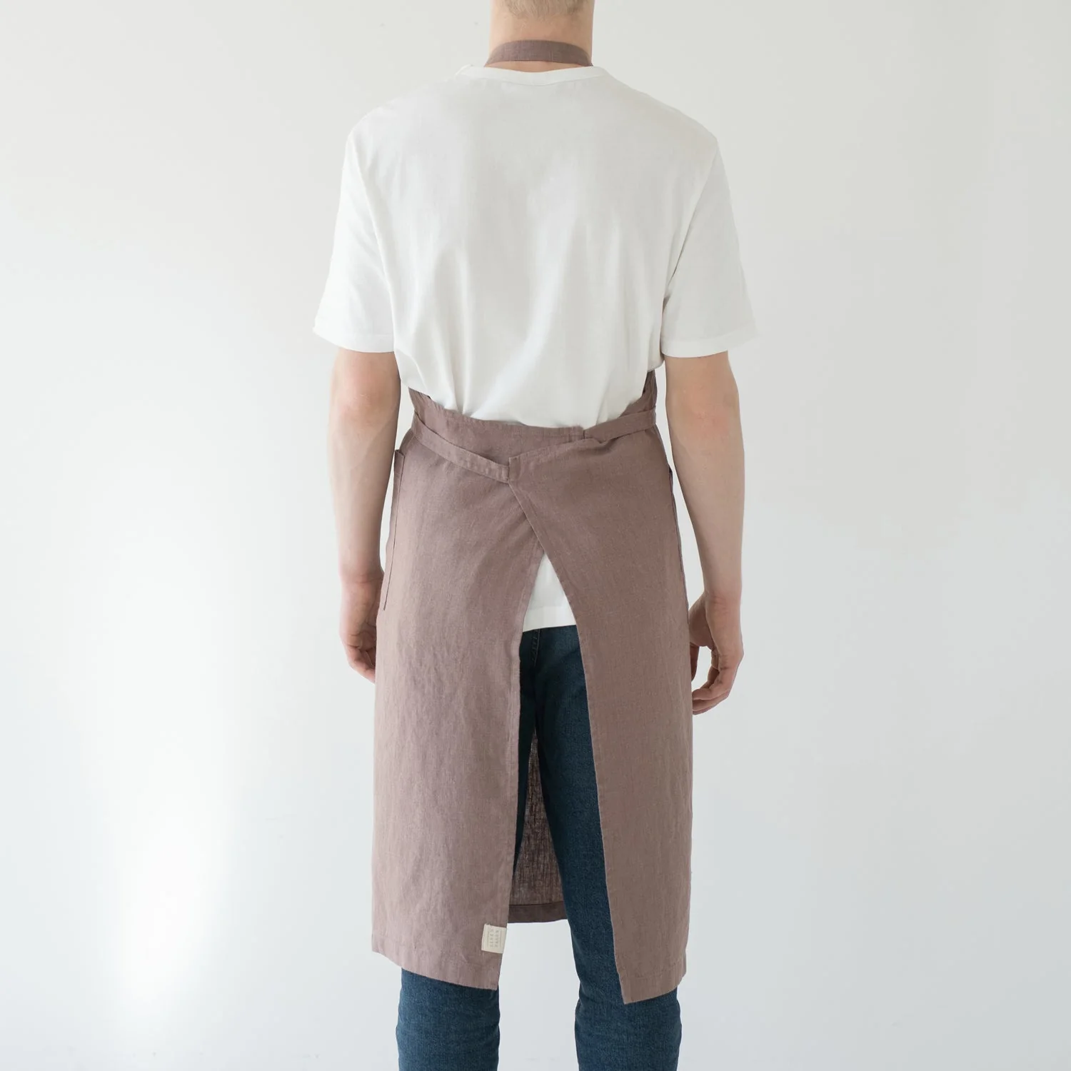 Ashes of Roses Linen Chef Apron - Image 2