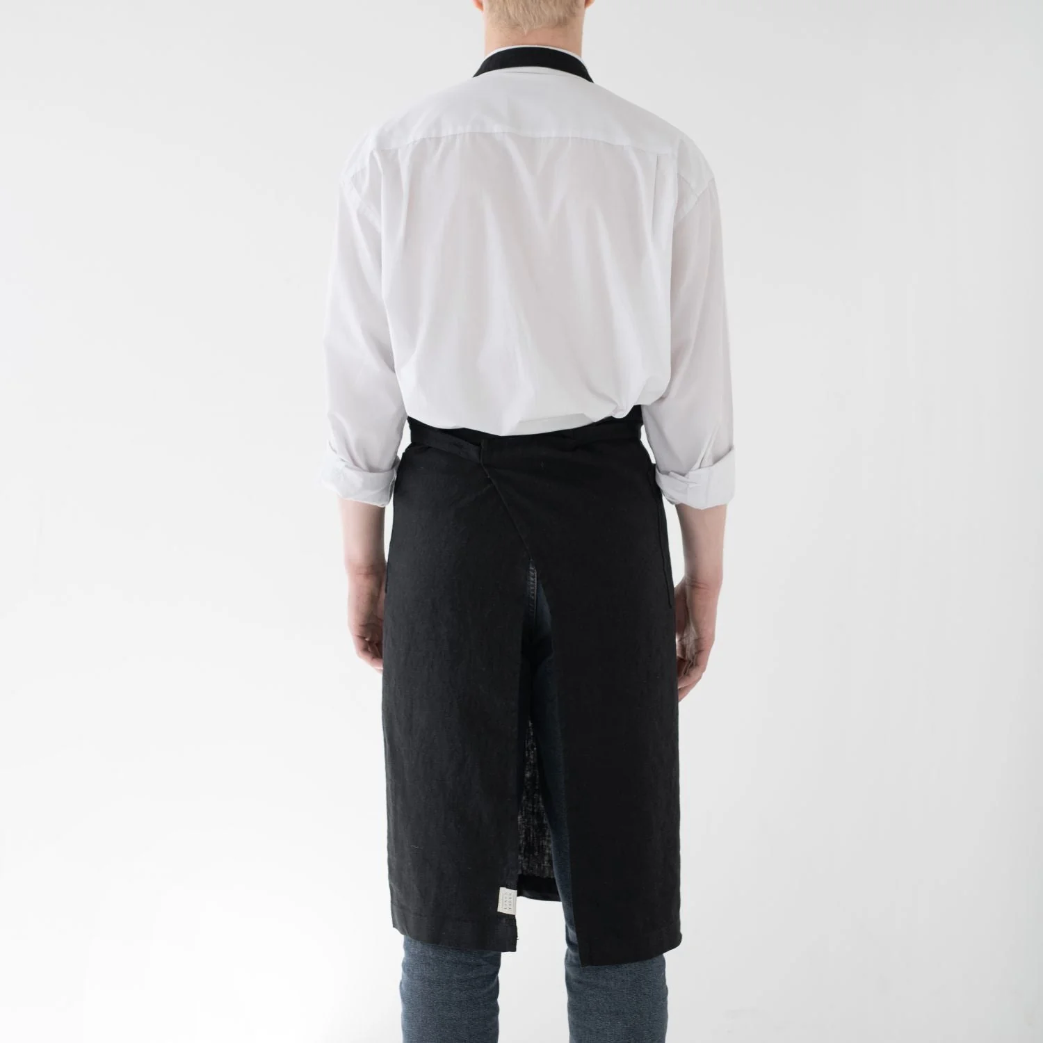 LIMITED EDITION Black Linen Chef Apron - Image 3