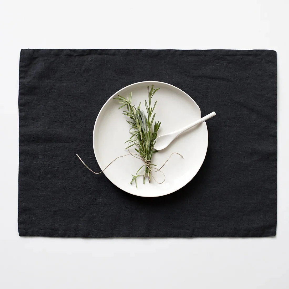 LIMITED EDITION Black Linen Placemat