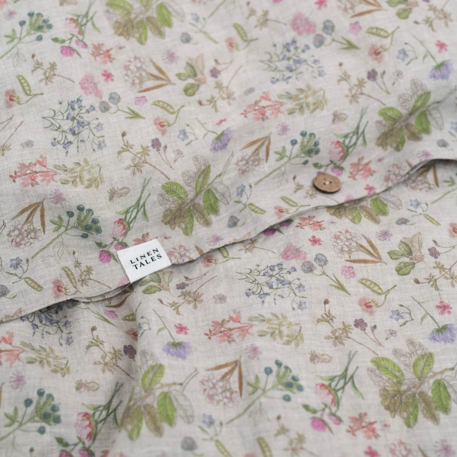 Botani Linen Duvet Cover - Image 2