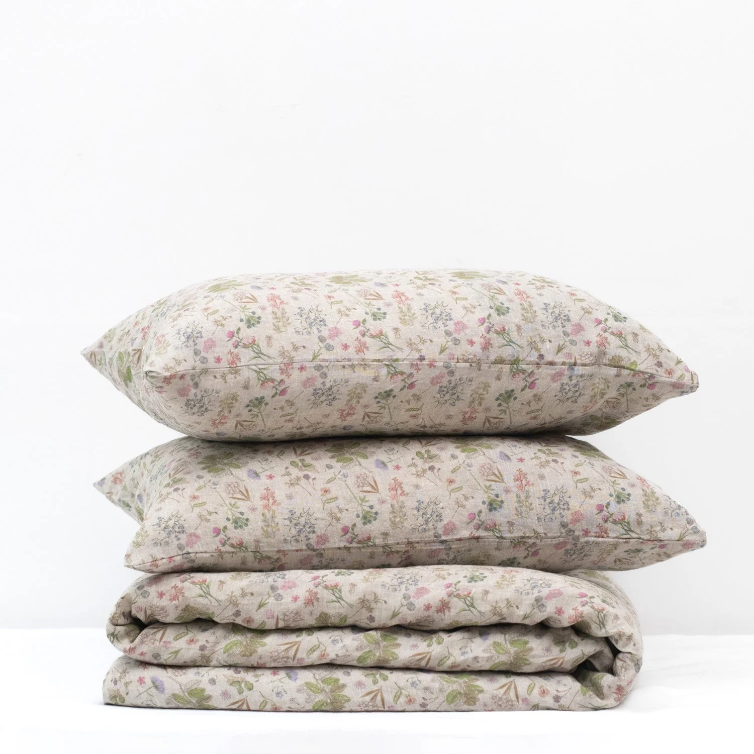 Botani Linen Duvet Cover Set