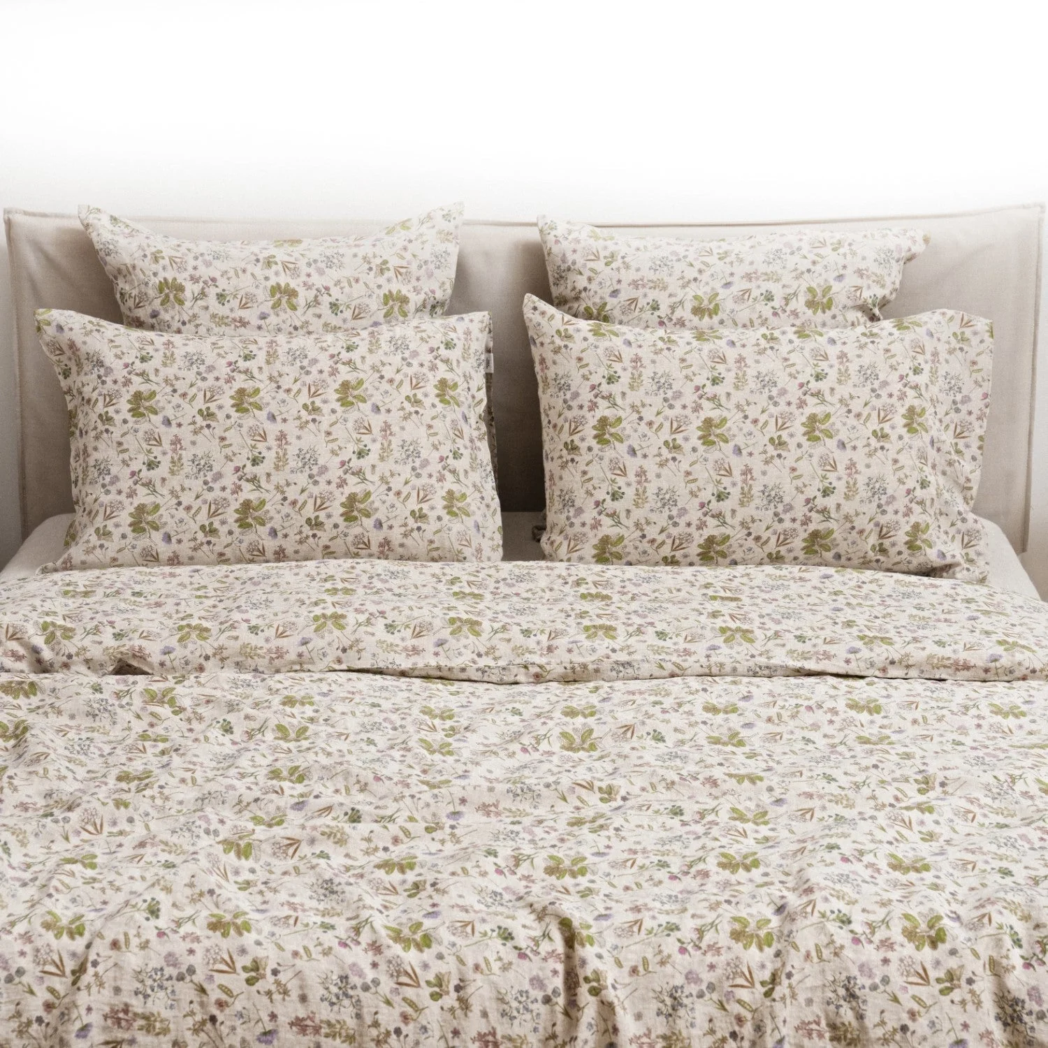 Botani Linen Duvet Cover Set - Image 4