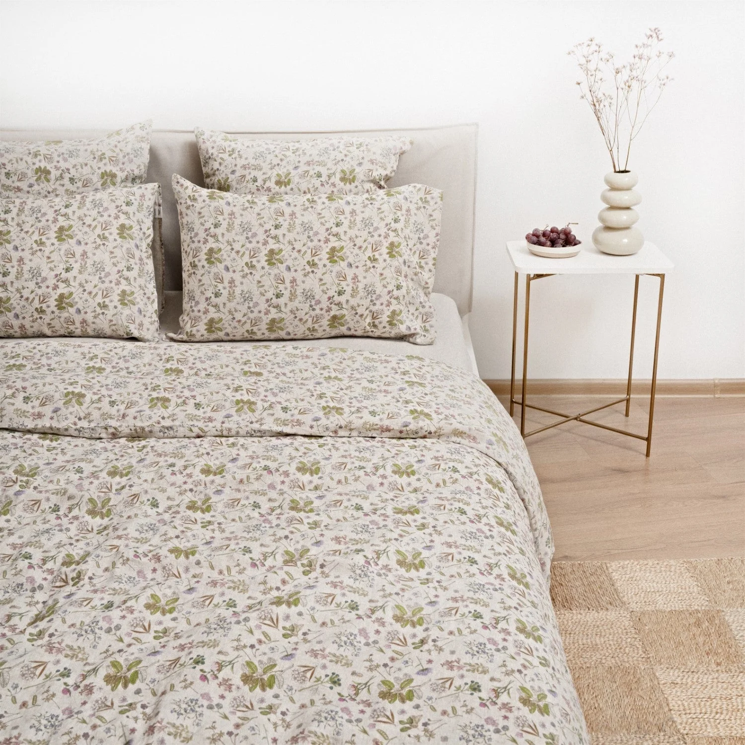 Botani Linen Duvet Cover Set - Image 5