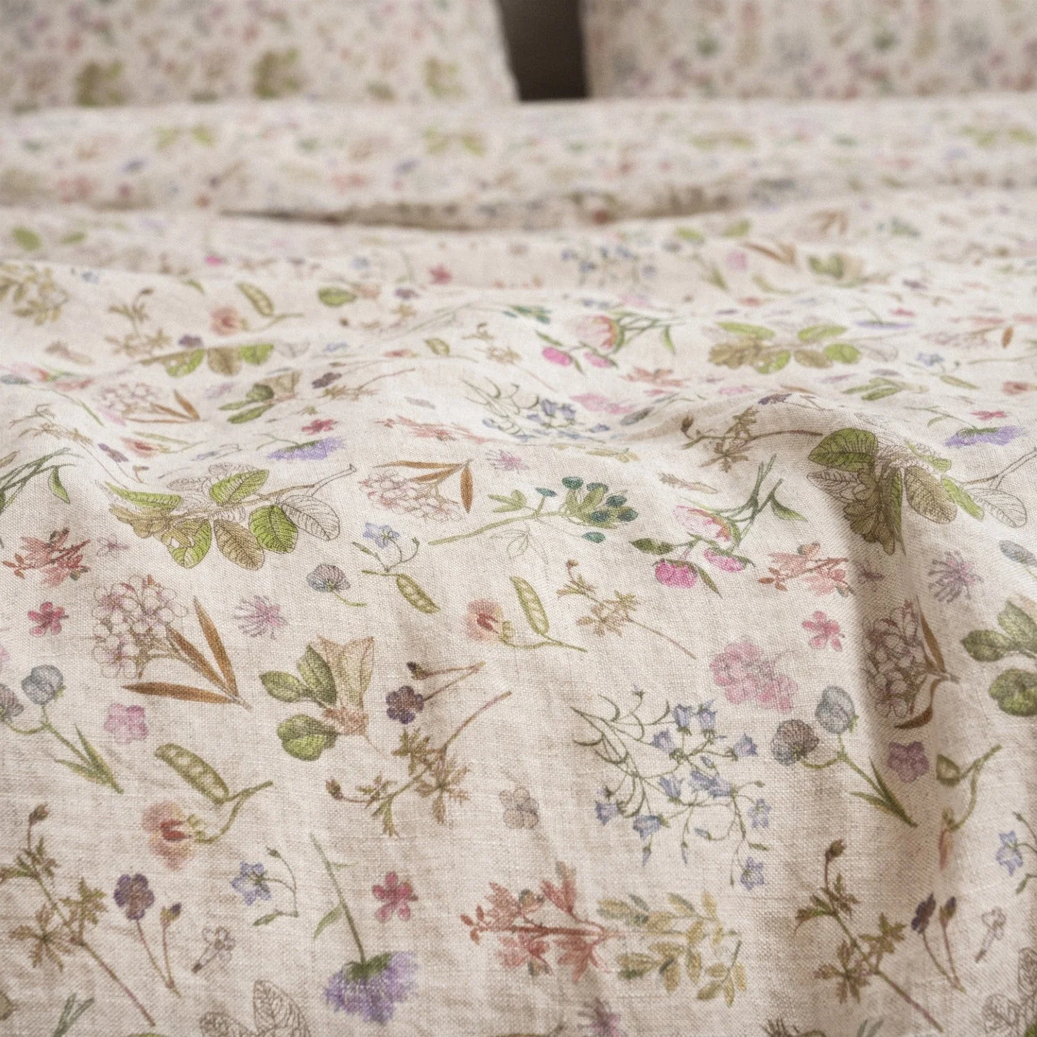 Botani Linen Duvet Cover Set - Image 6