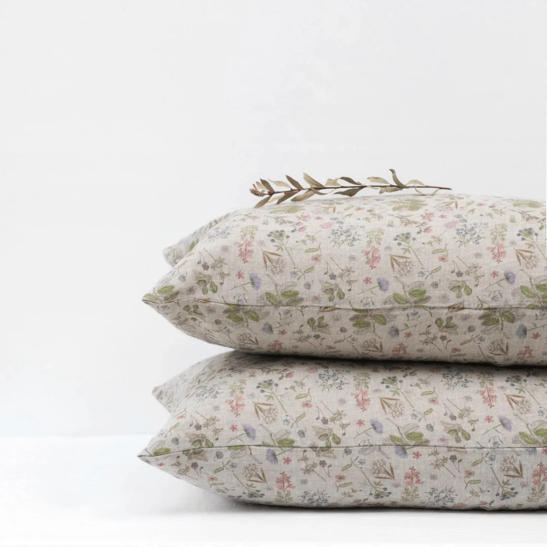 Botani Linen Pillowcase