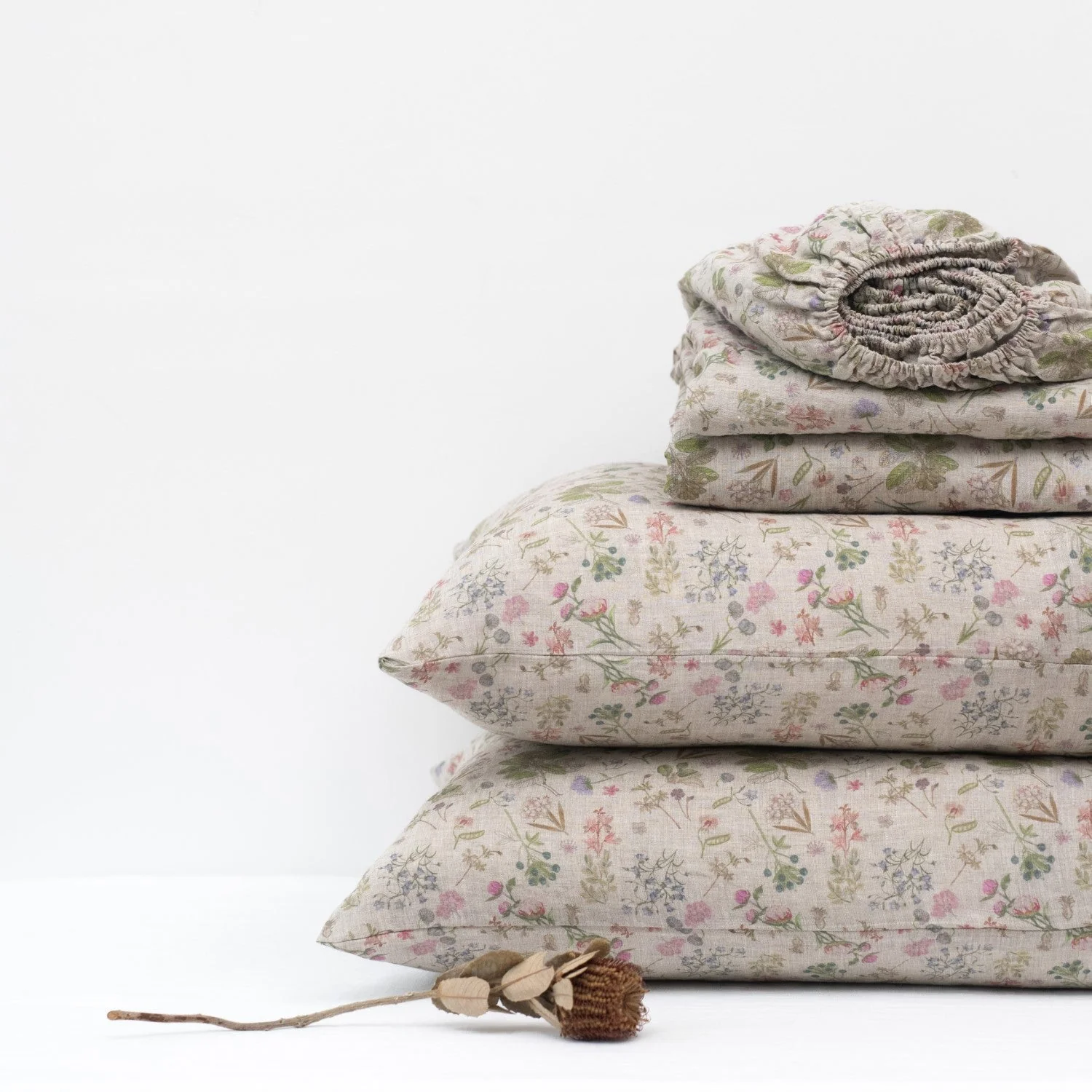 Botani Linen Sheet Set