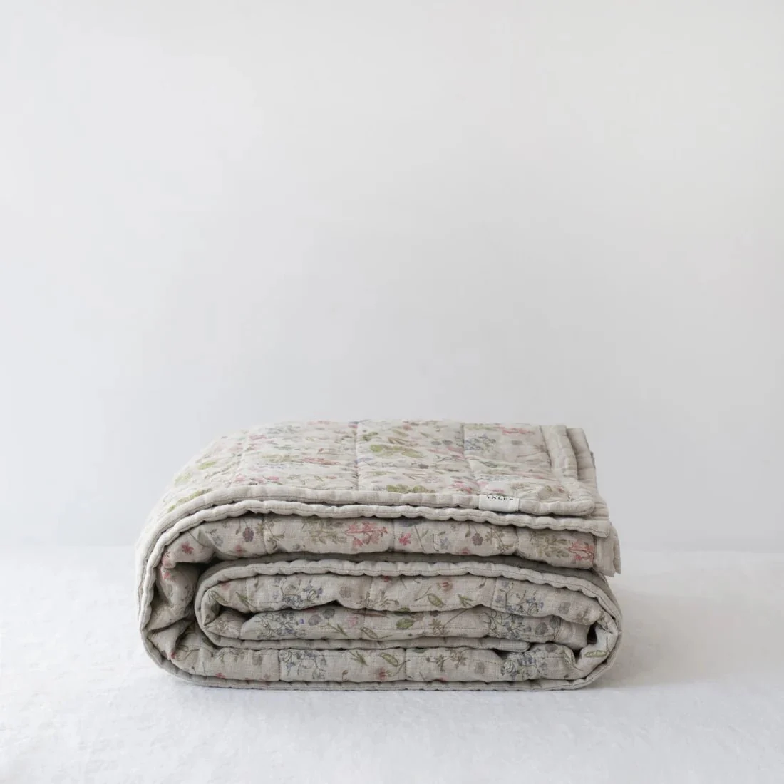 Botani & Melange Linen Quilted Blanket
