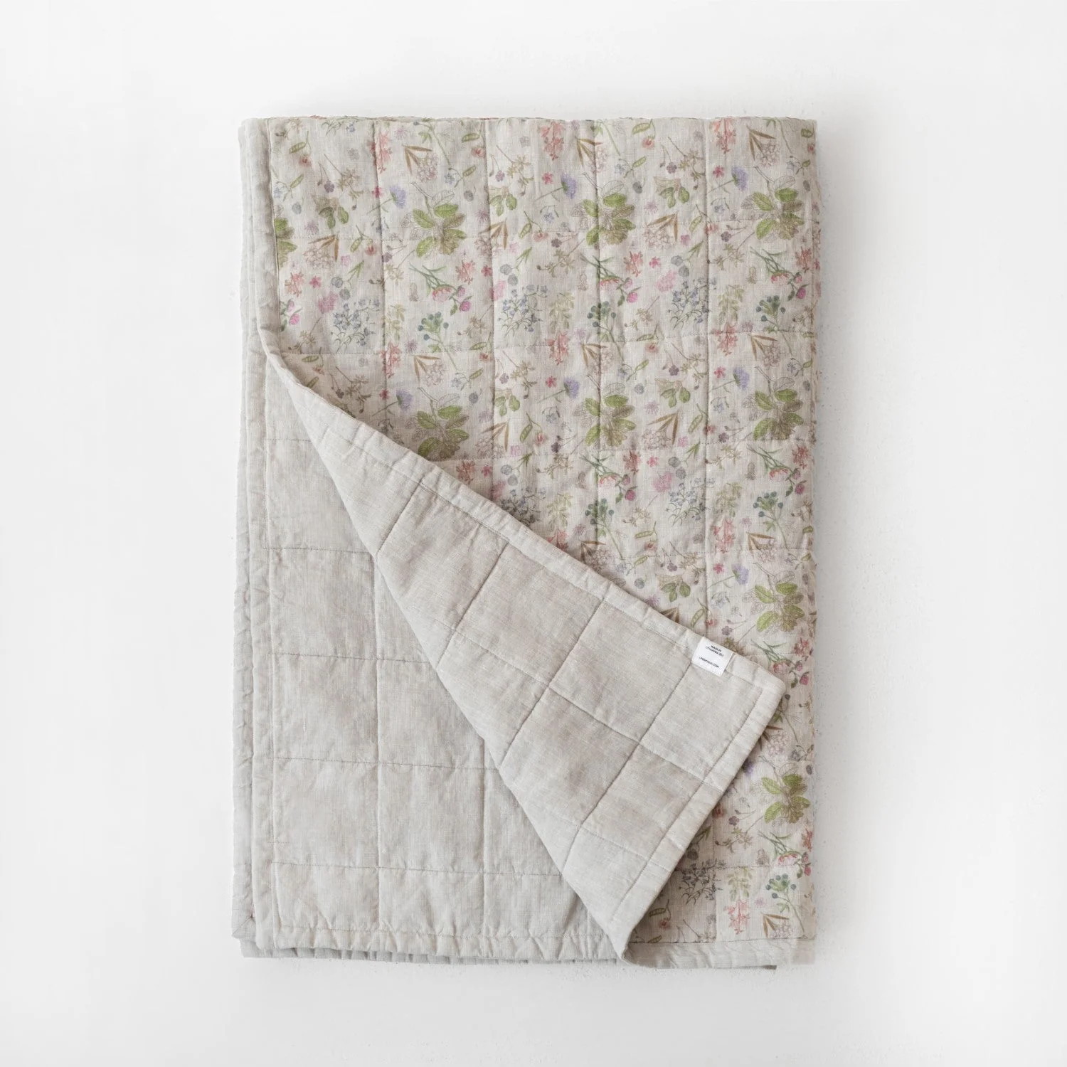 Botani & Melange Linen Quilted Blanket - Image 2