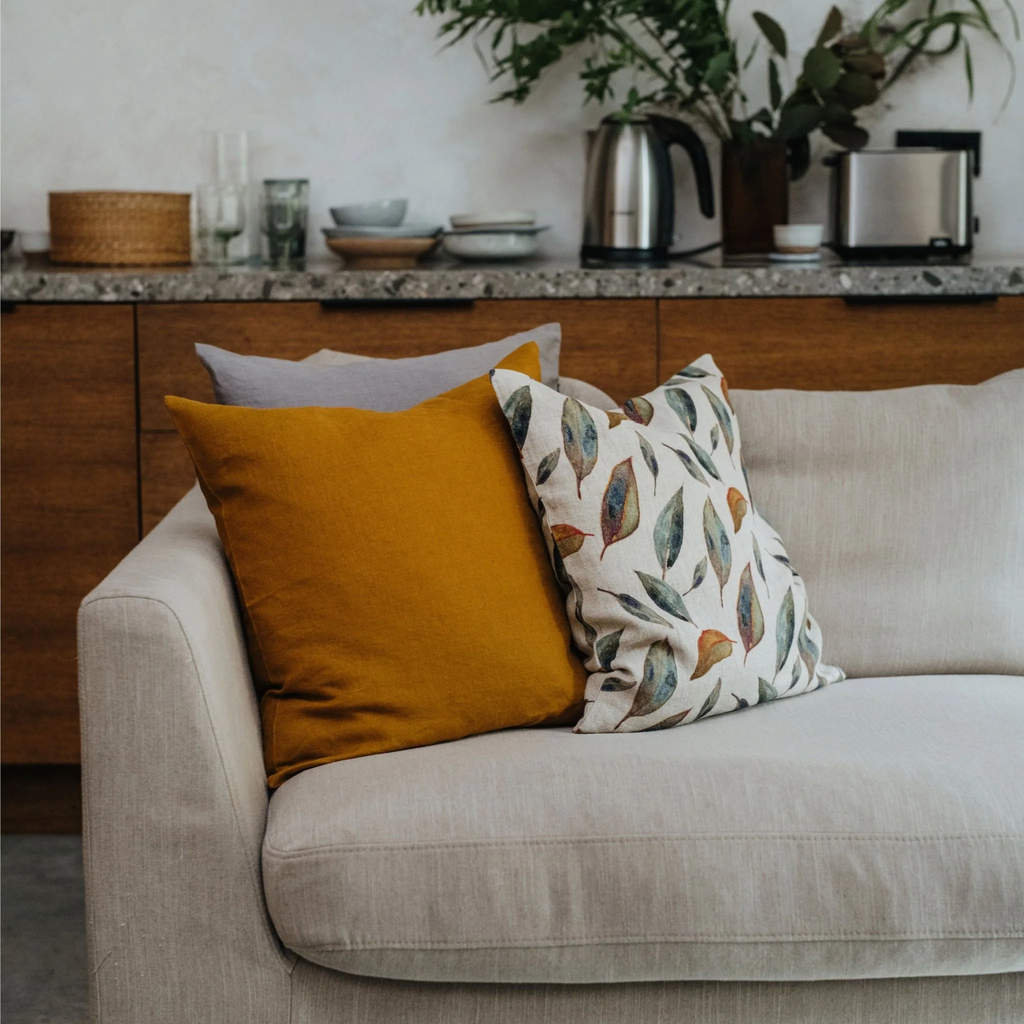 LIMITED EDITION Bronze Linen Cushion Cover - Image 3