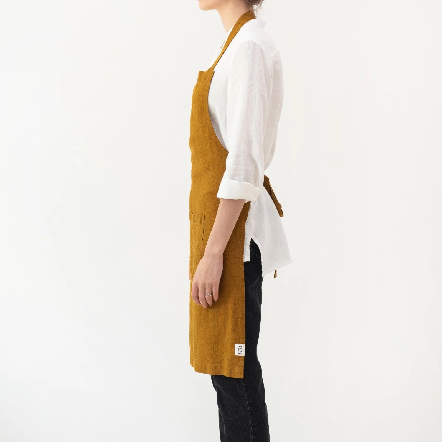 LIMITED EDITION Bronze Linen Daily Apron - Image 2