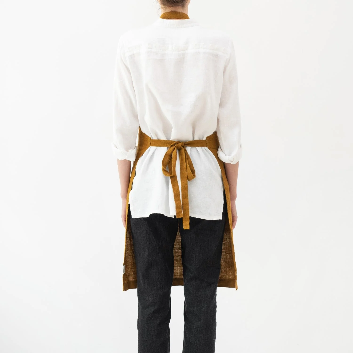 LIMITED EDITION Bronze Linen Daily Apron - Image 3