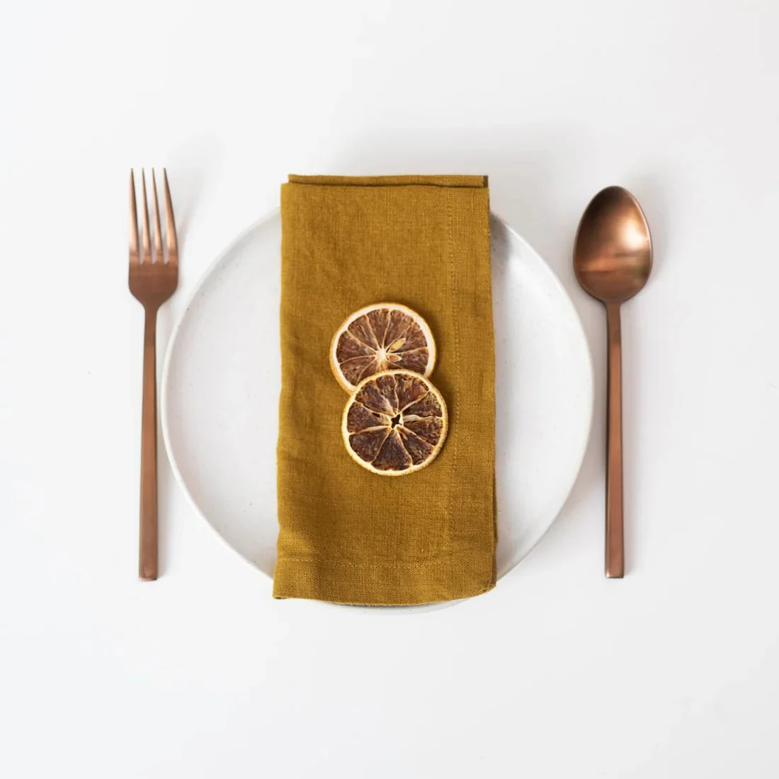 LIMITED EDITION Bronze Linen Napkins Set of 2