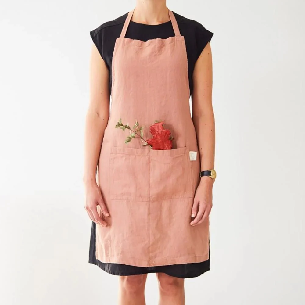 Cafe Creme Linen Daily Apron