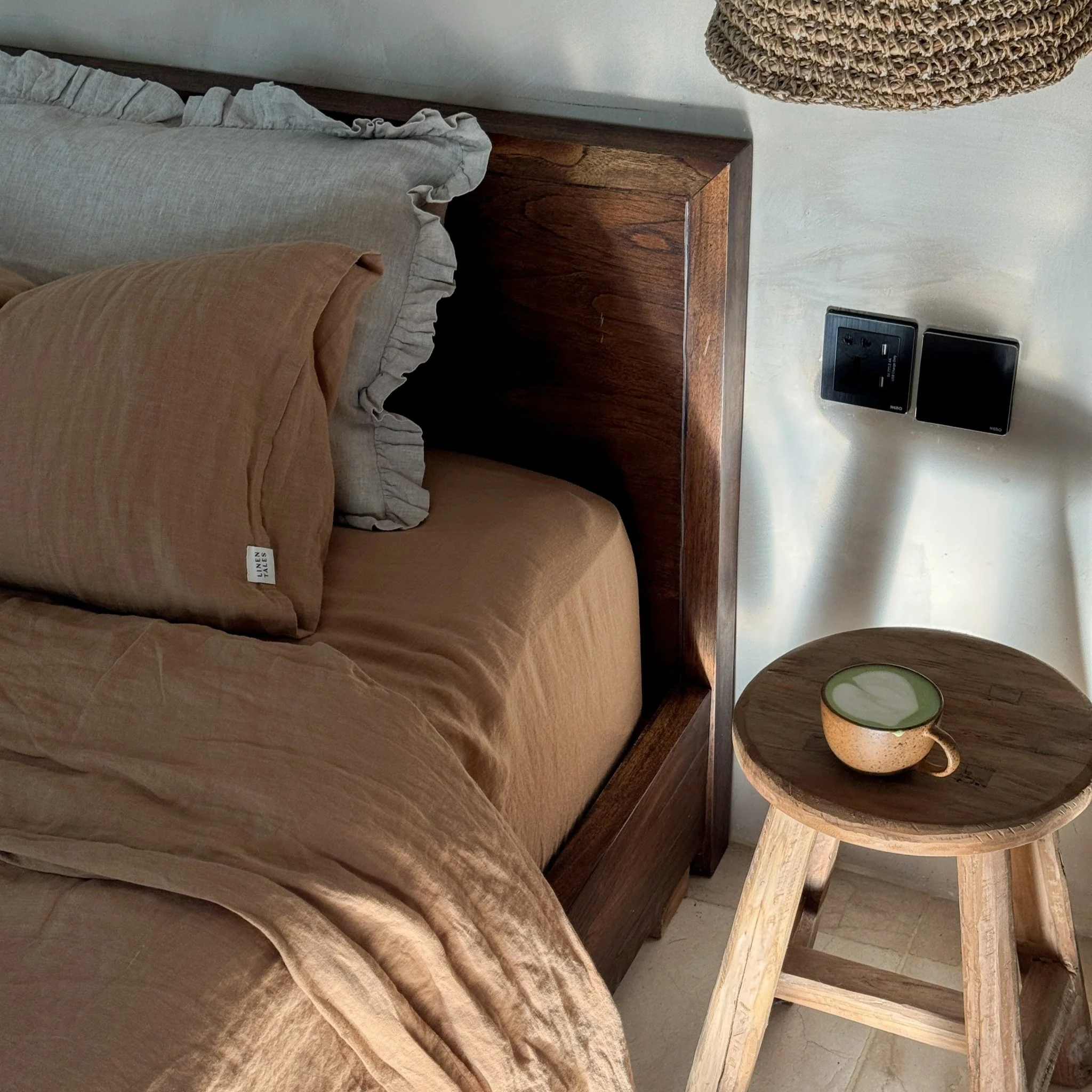 Camel Linen Pillowcase - Image 2