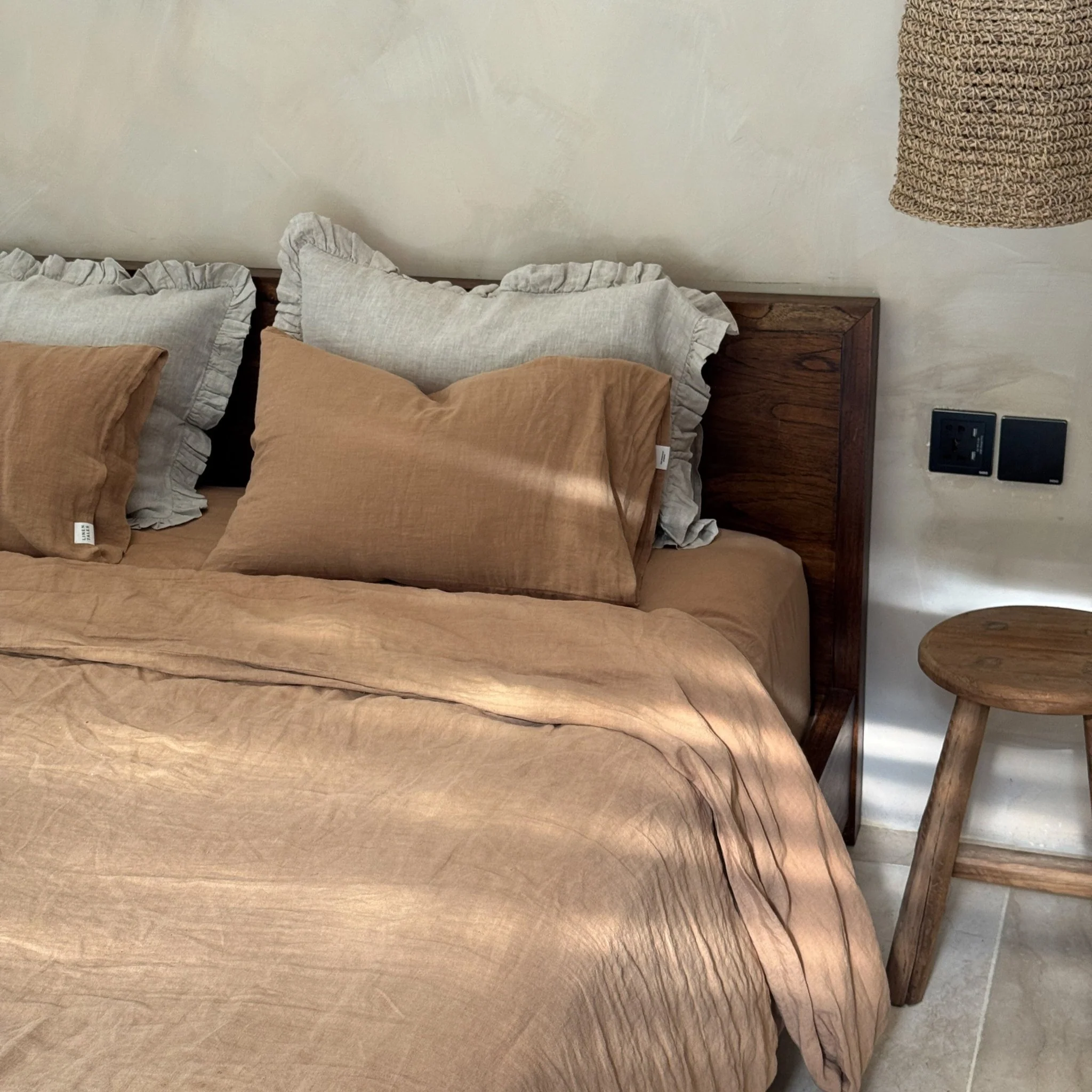 Camel Linen Pillowcase - Image 3