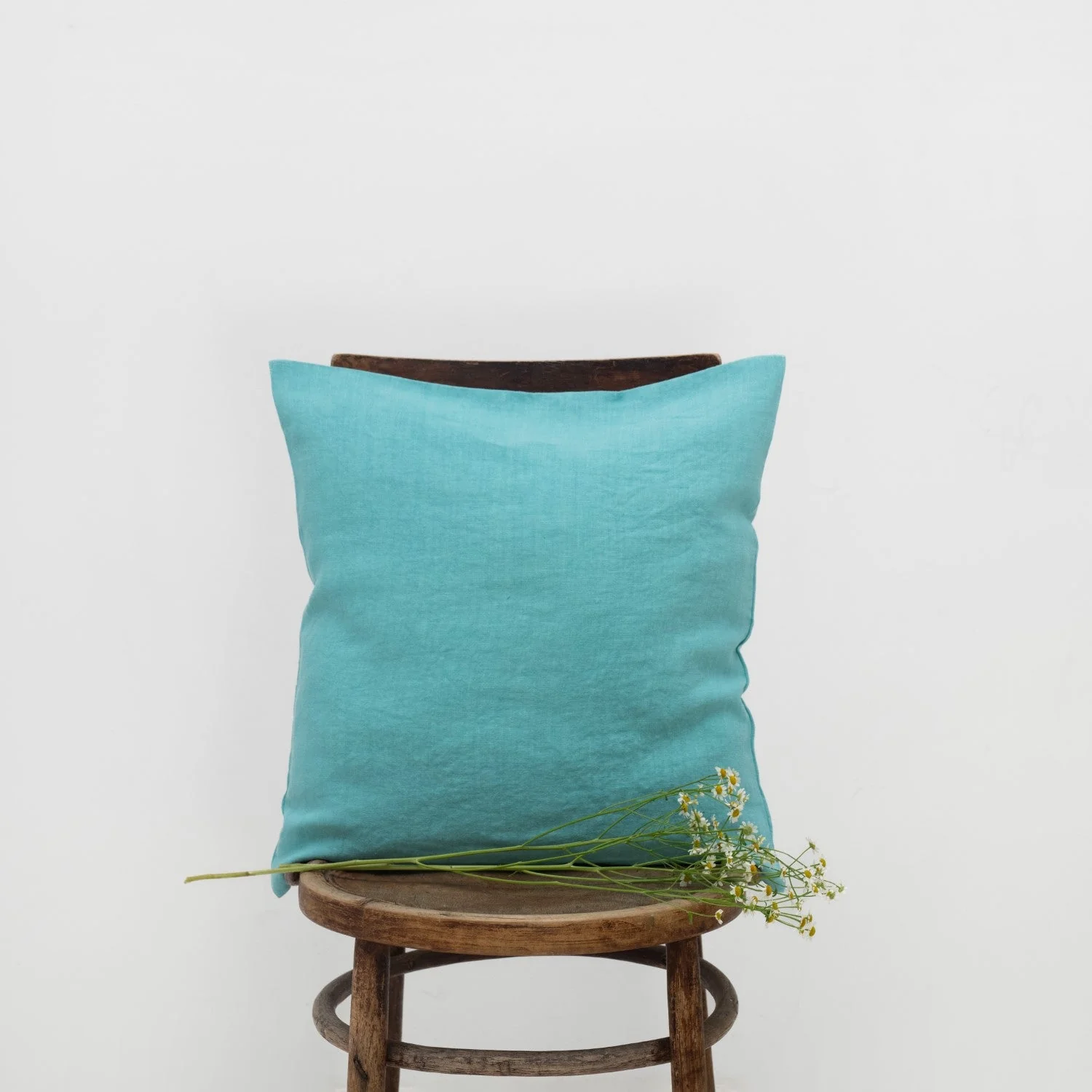 LIMITED EDITION Coastal Blue Linen Cushion Cover
