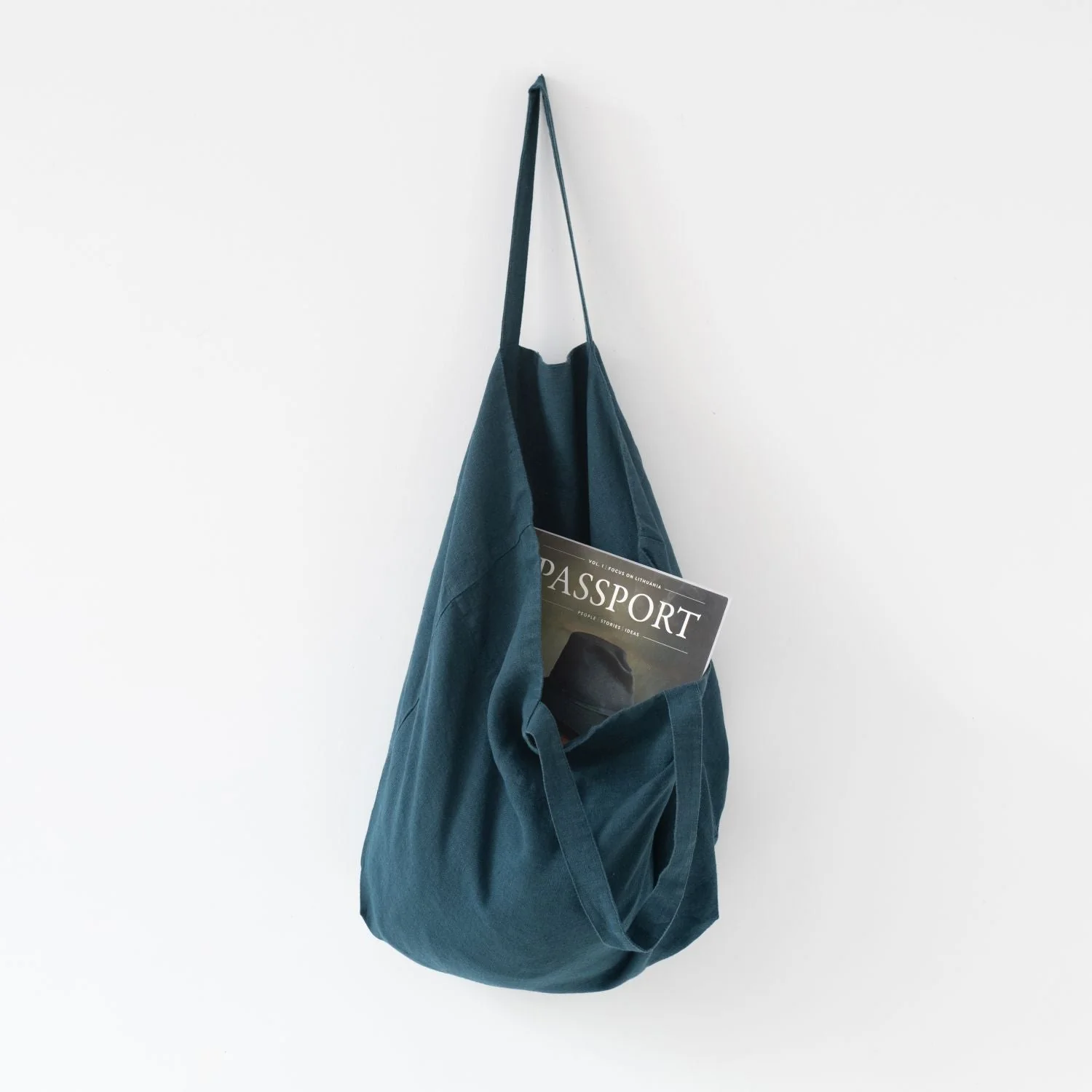 Deep Water Linen Big Bag - Image 2