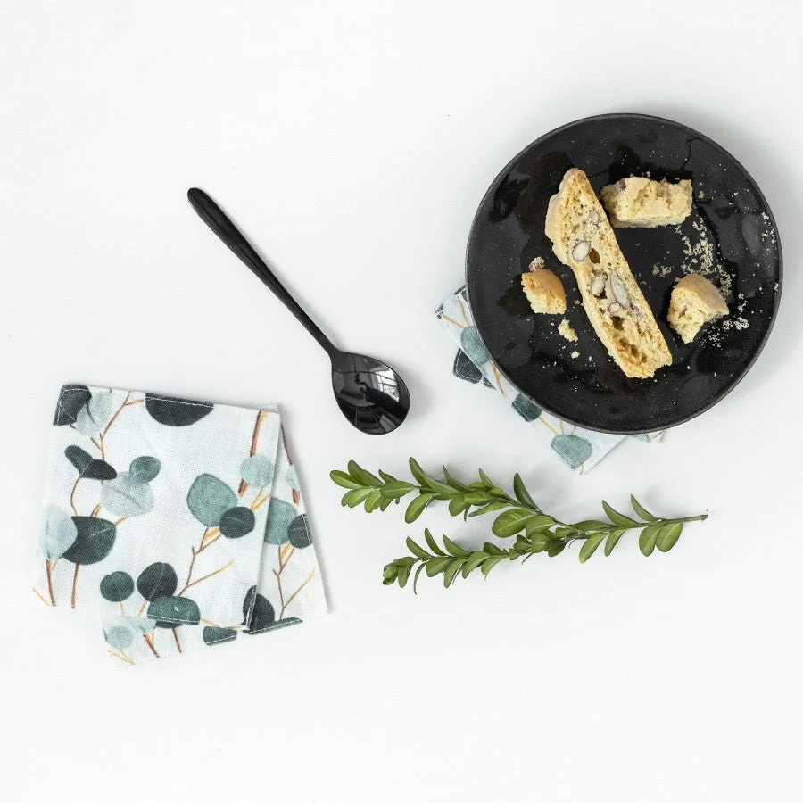 LIMITED EDITION Eucalyptus Linen Coasters Set of 4