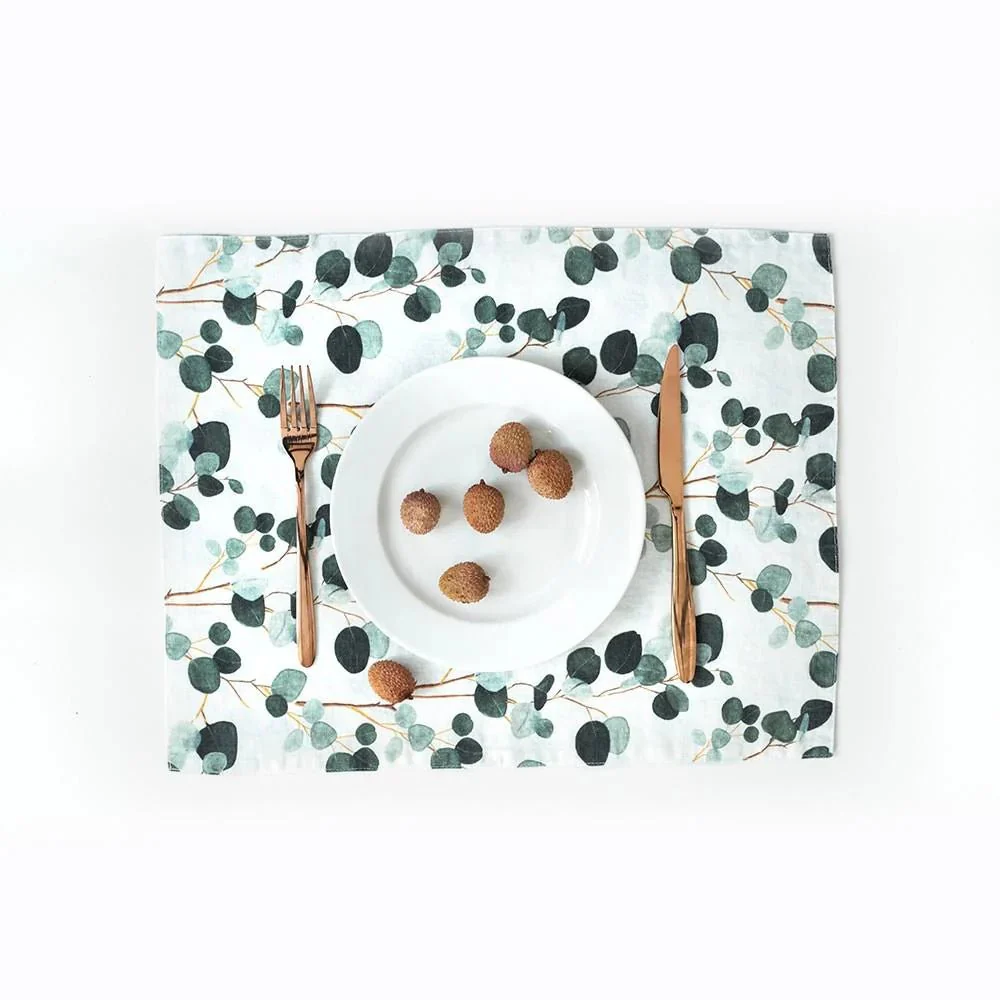LIMITED EDITION Eucalyptus Linen Placemat