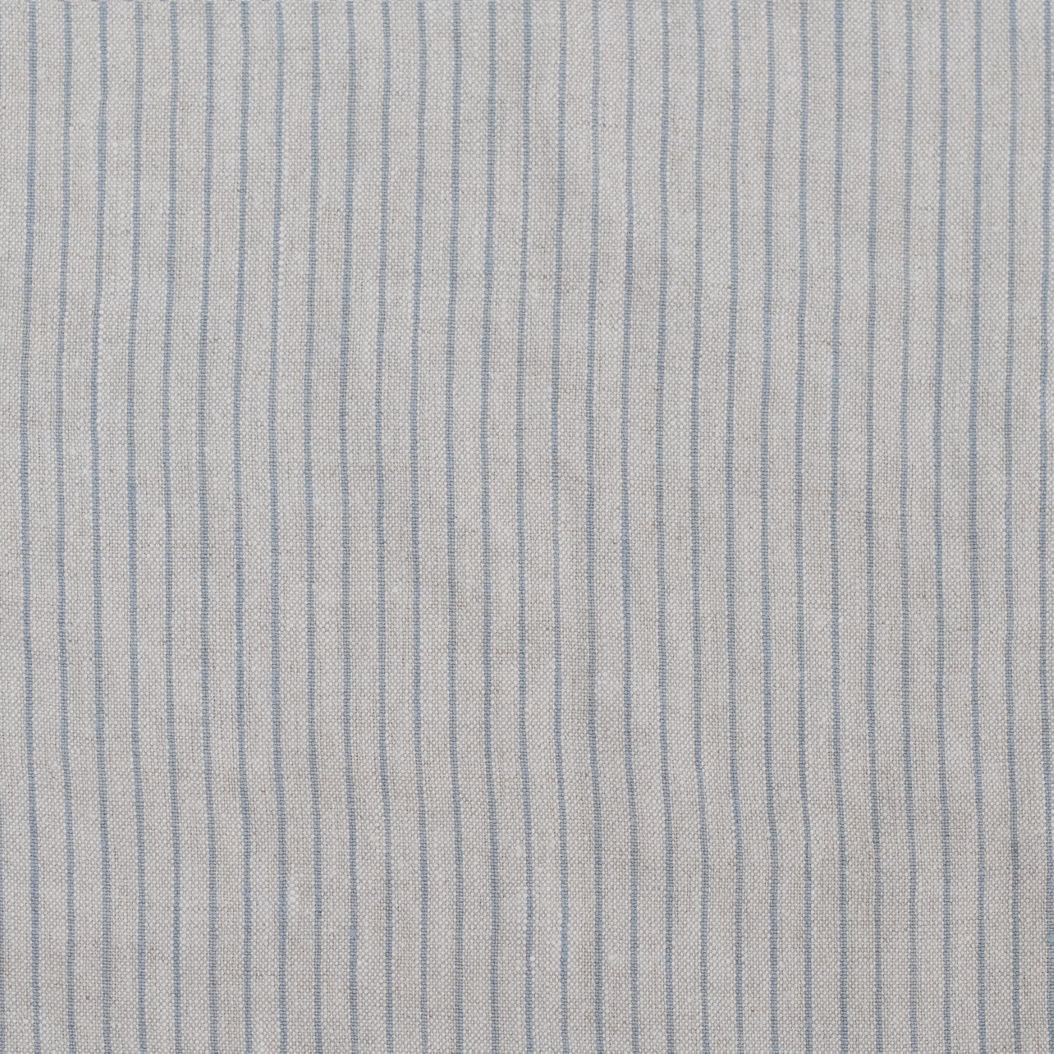 Grey Blue Wide Pinstripe Rustic Fabric 280g/sq.m