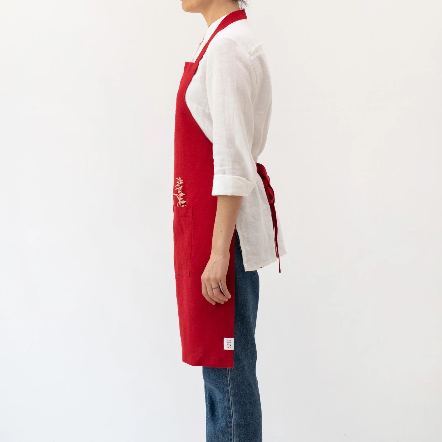 Lava Falls Linen Daily Apron - Image 2