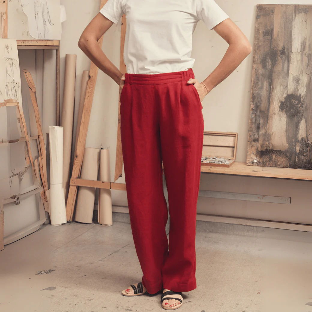Lava Falls Linen Willow Trousers - Image 6