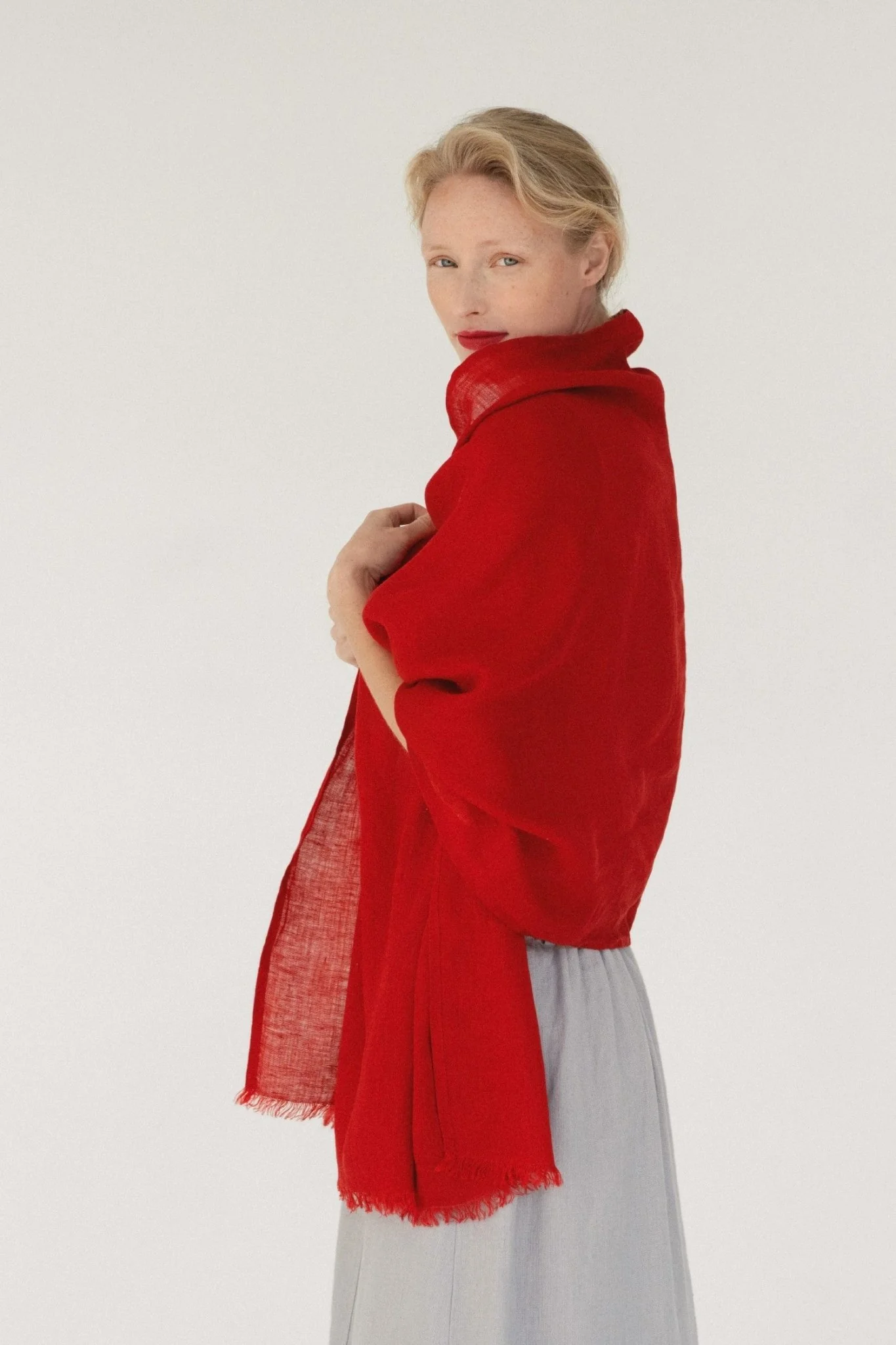 Lava Falls Linen Woodbine Scarf - Image 3